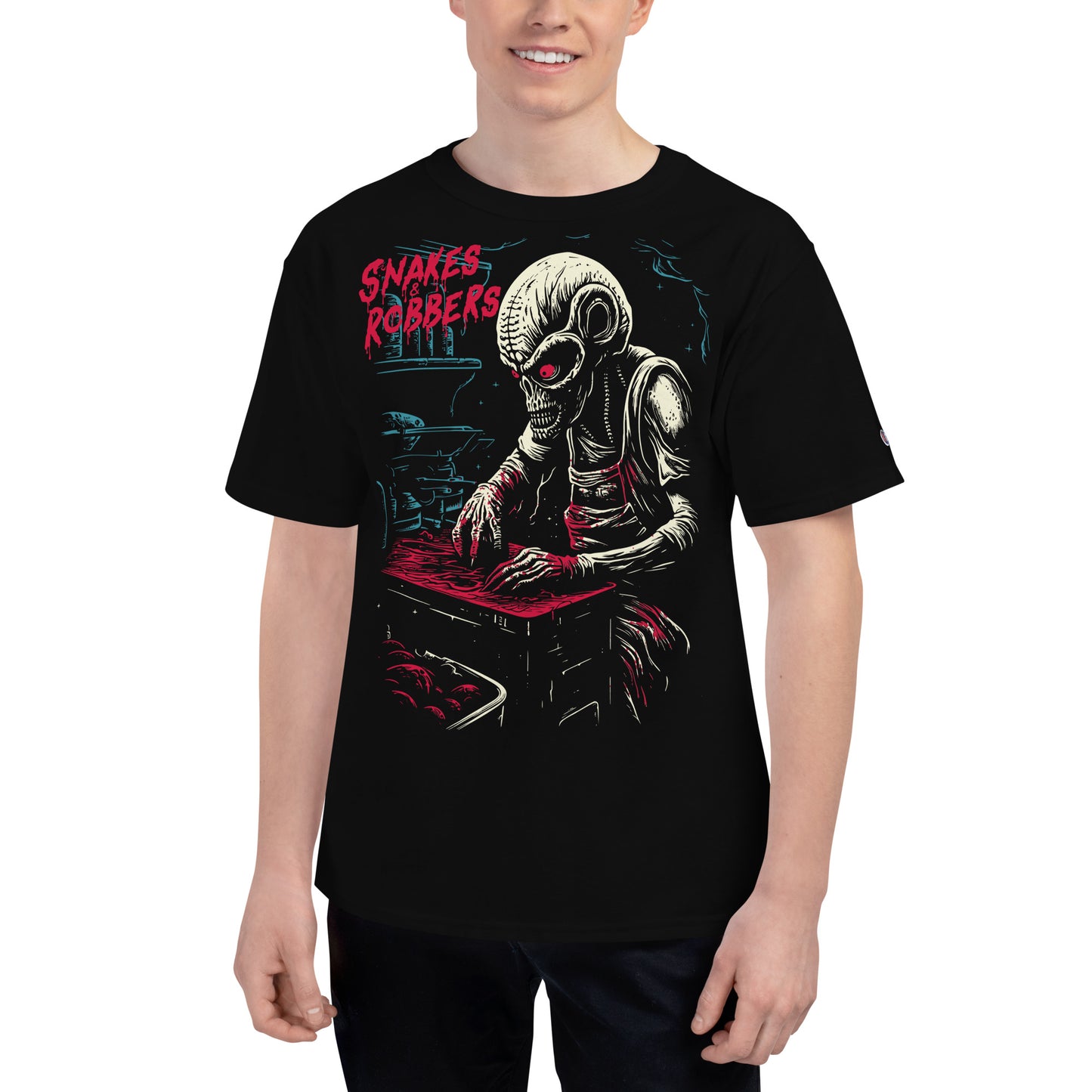 Butcher Shop Alien Men's Champion Relaxed Fit T-shirt