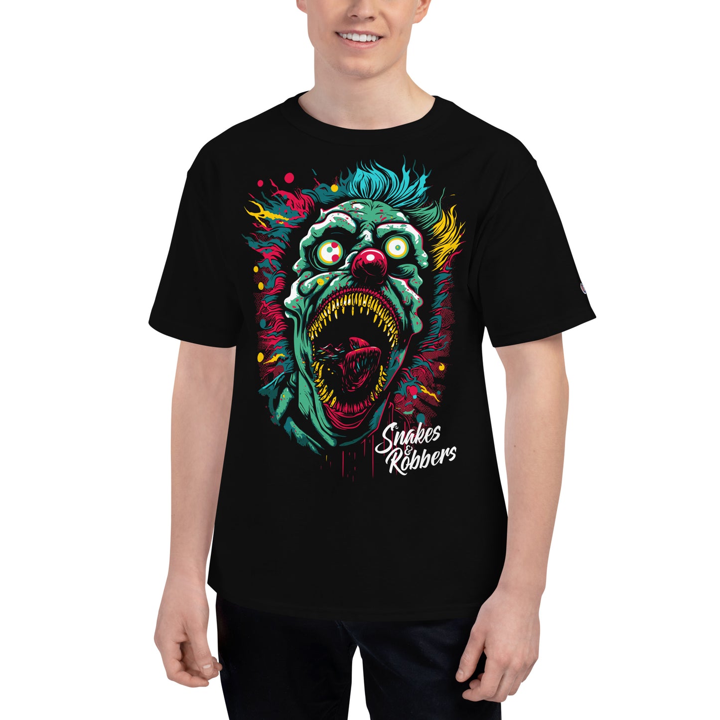 Psychedelic Clown Men's Champion Relaxed Fit T-shirt