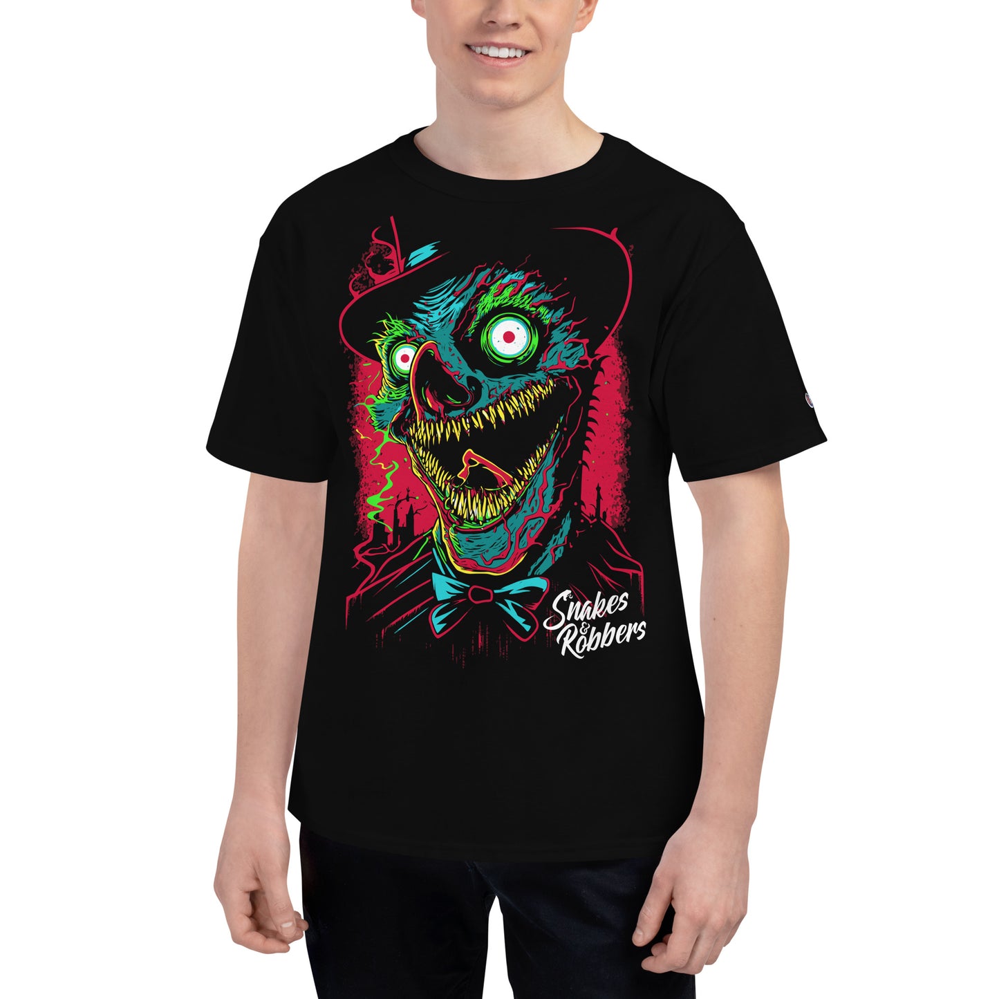 Psychedelic Jack the Ripper Men's Champion Relaxed Fit T-shirt