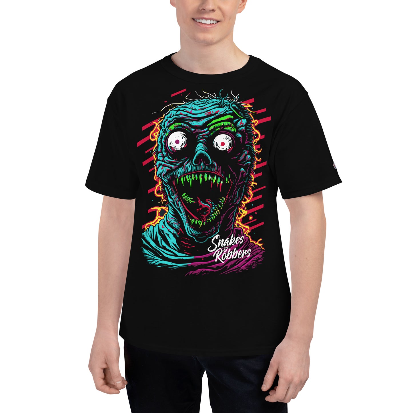 Psychedelic Mummy Men's Champion Relaxed Fit T-shirt