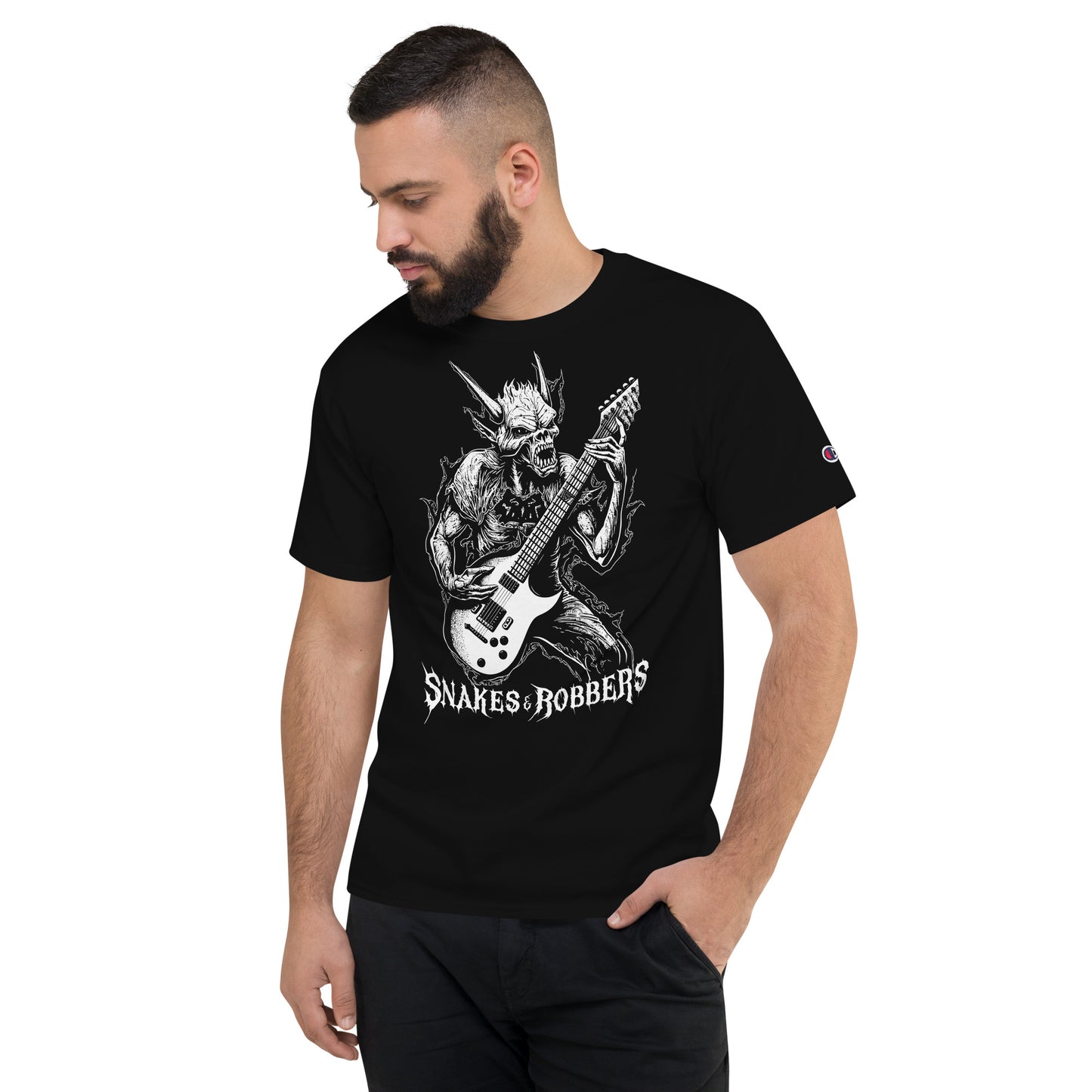 Rock Star Devil Men's Champion Relaxed Fit T-shirt