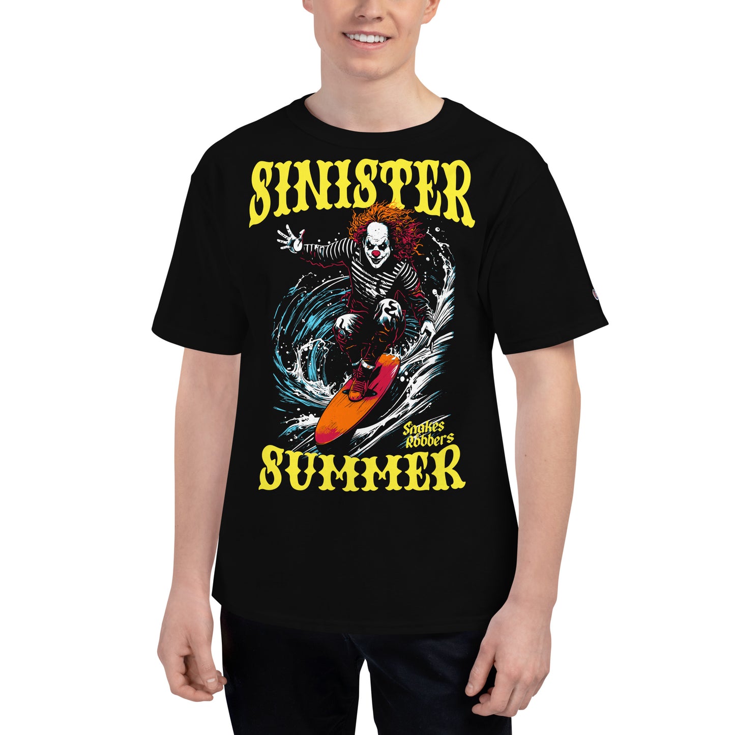 Sinister Summer Clown Men's Champion Relaxed Fit T-shirt