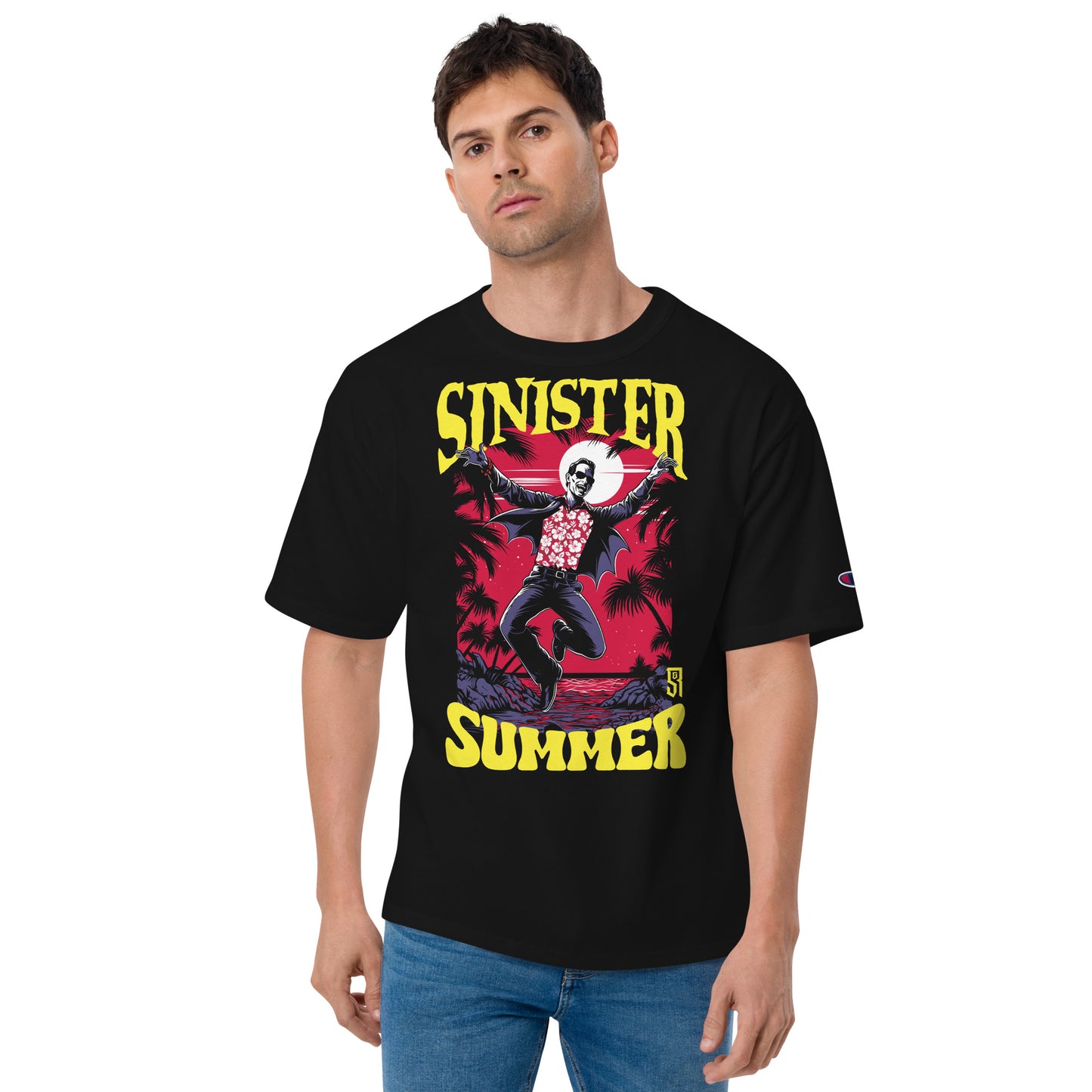 Sinister Summer Dracula Men's Champion Relaxed Fit T-shirt