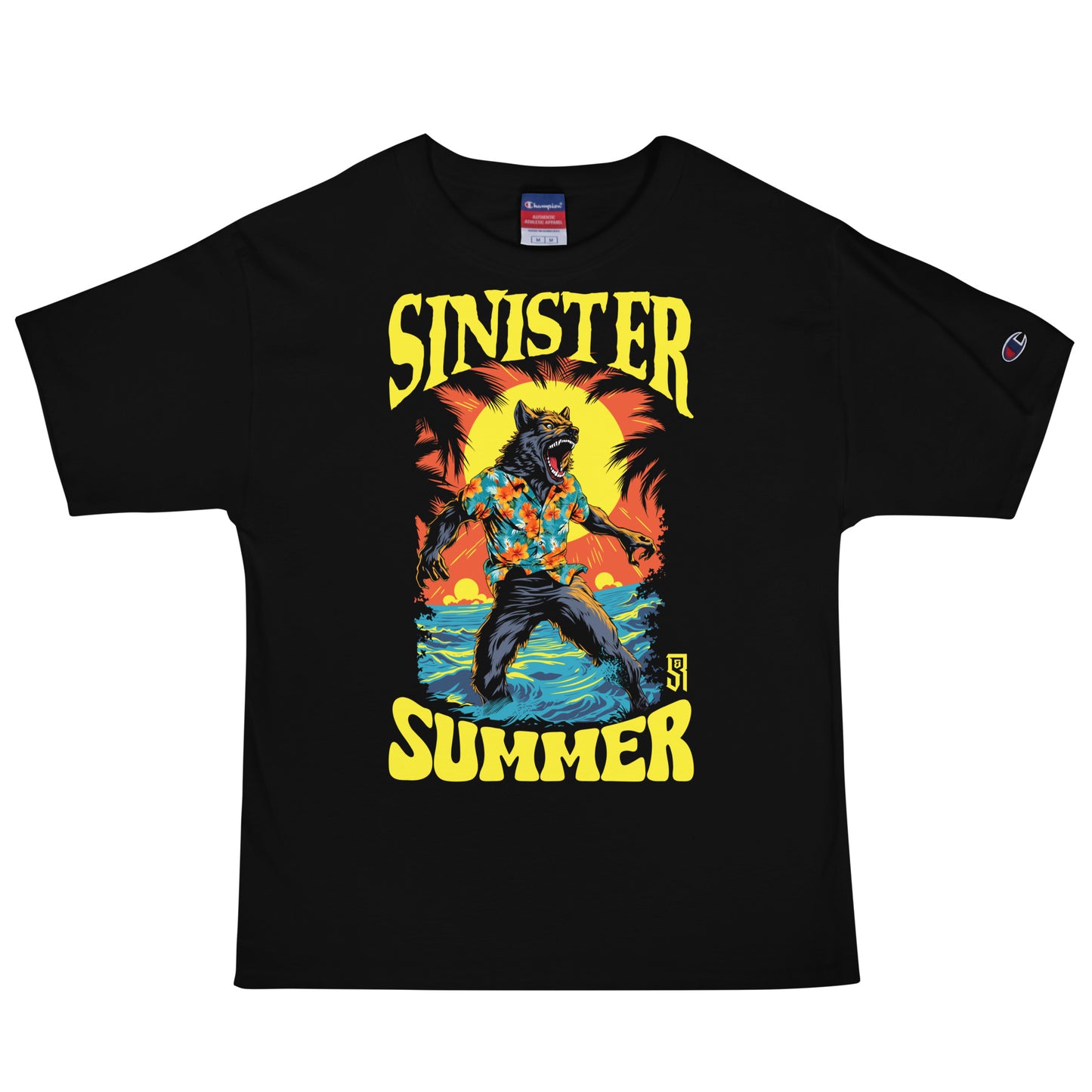 Sinister Summer Werewolf Men's Champion Relaxed Fit T-shirt