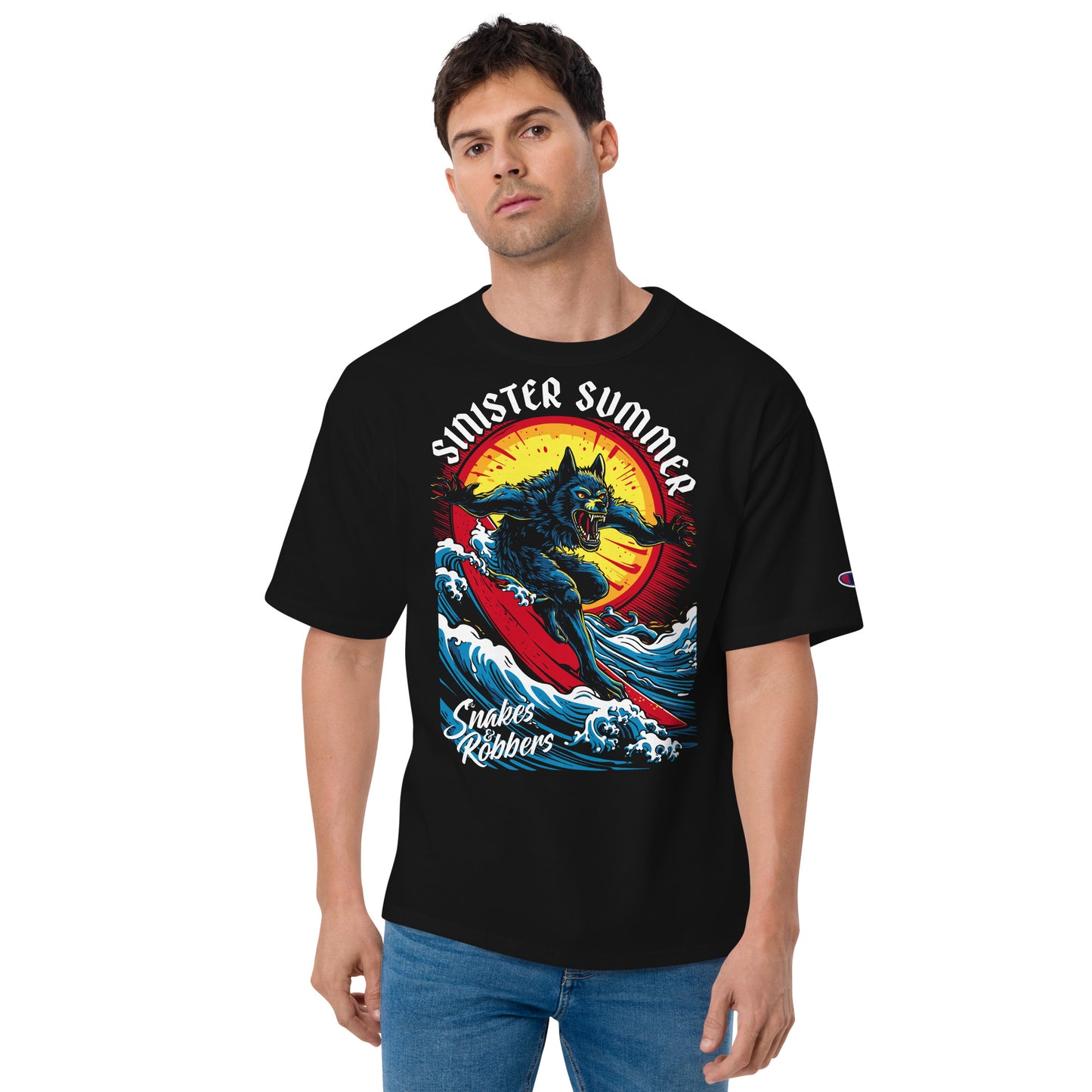 Sinister Summer Werewolf Men's Champion Relaxed Fit T-shirt