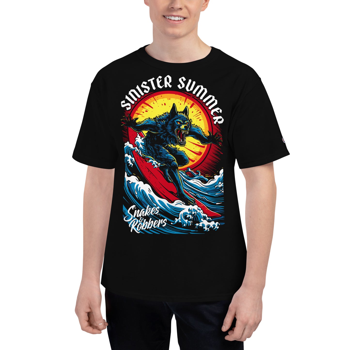 Sinister Summer Werewolf Men's Champion Relaxed Fit T-shirt