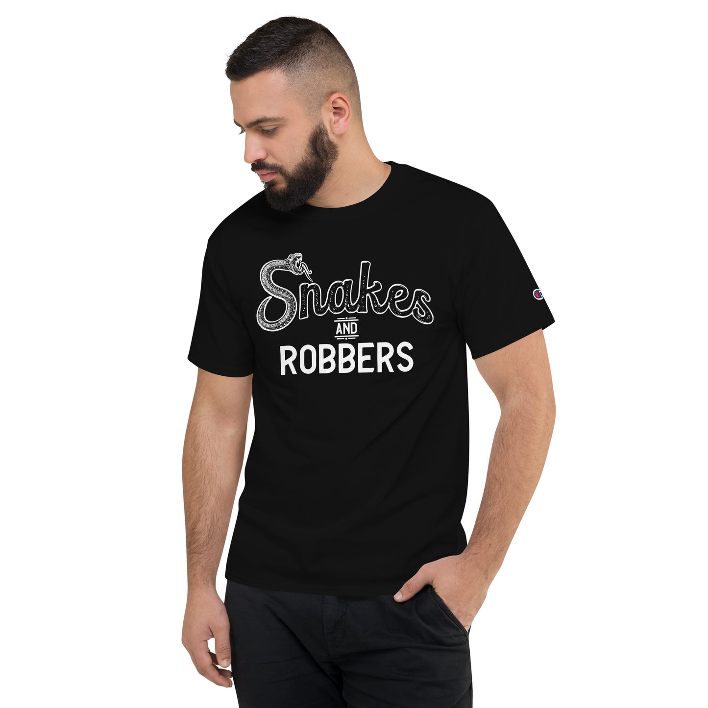 Snakes and Robbers Men's Champion Relaxed Fit T-shirt