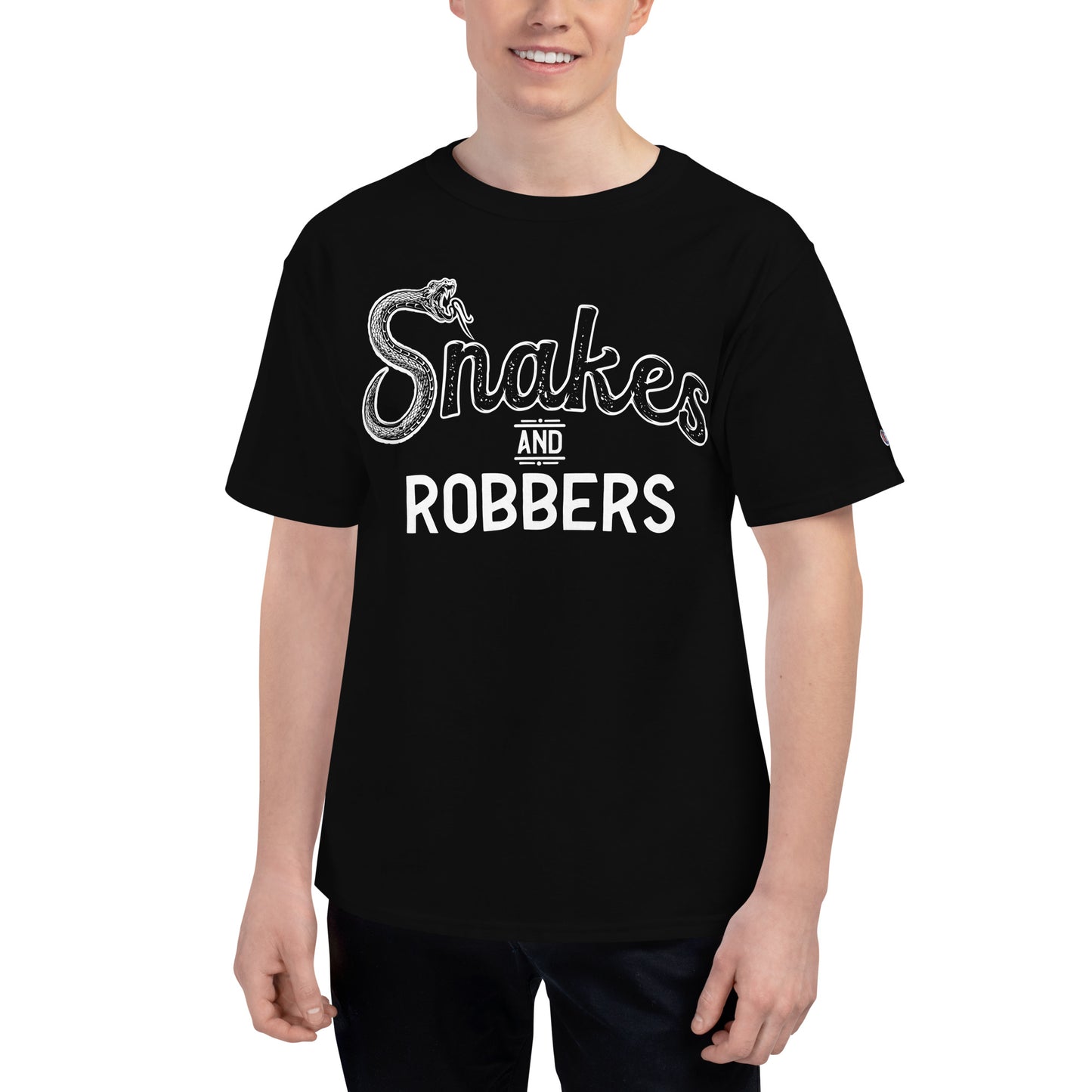 Snakes and Robbers Men's Champion Relaxed Fit T-shirt