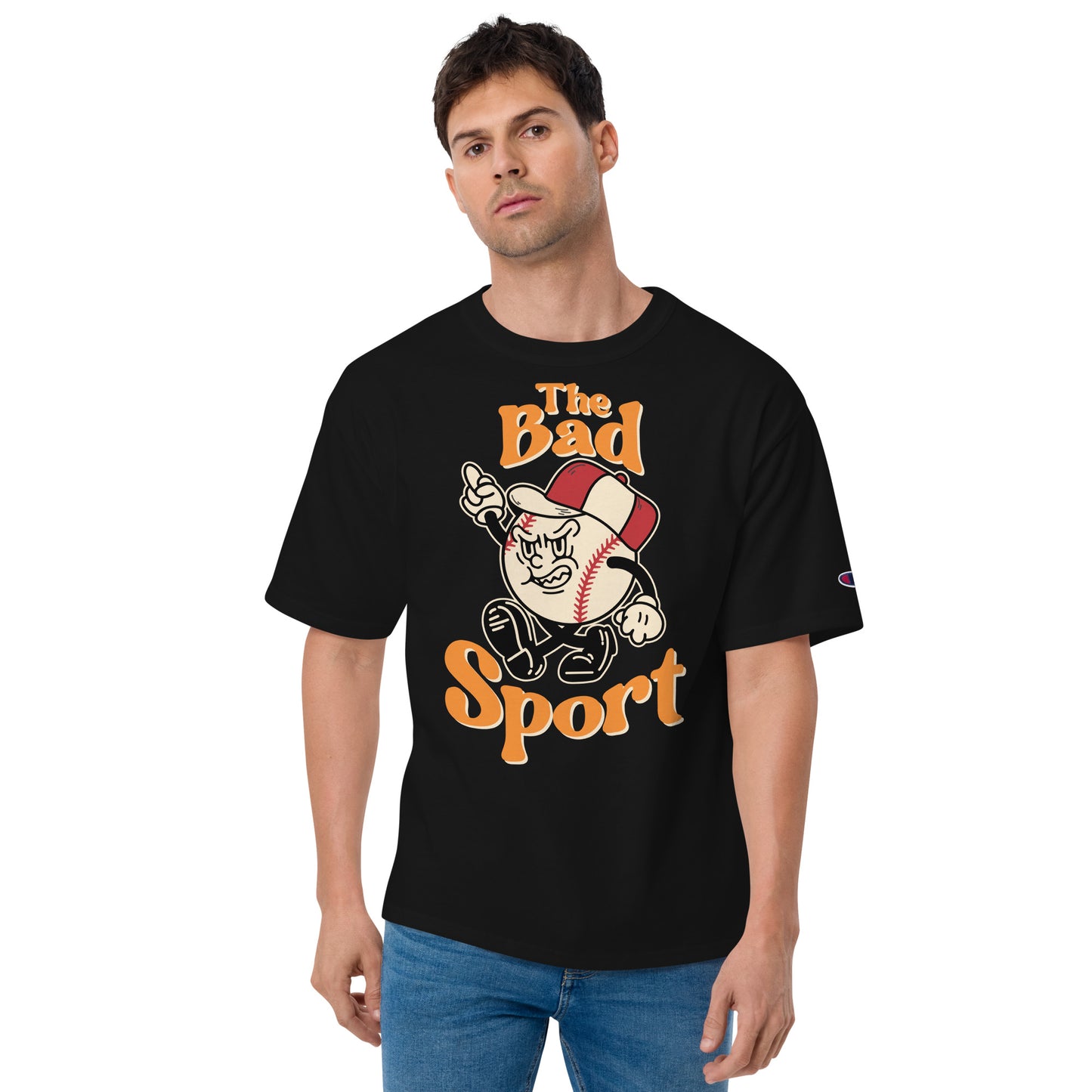 Baseball The Bad Sport Men's Champion Relaxed Fit T-shirt