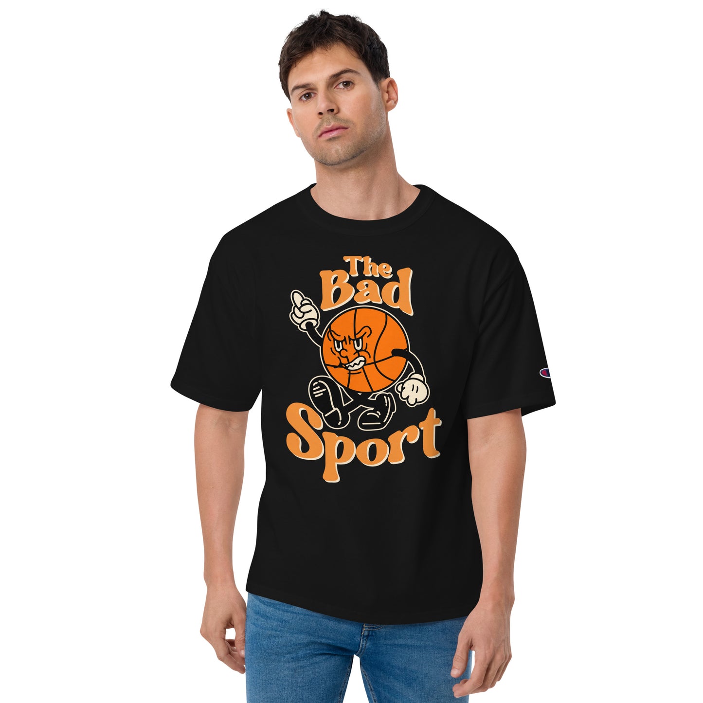 Basketball the Bad Sport Men's Champion Relaxed Fit T-shirt