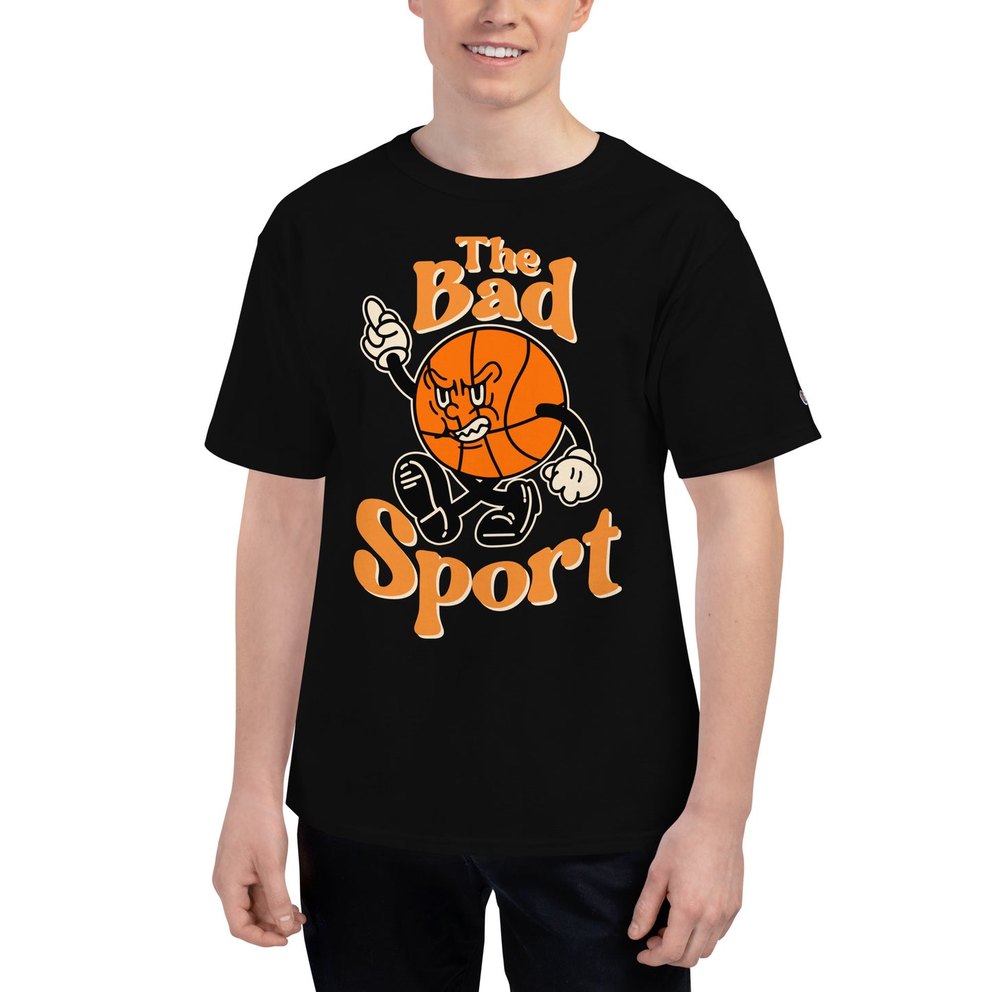 Basketball the Bad Sport Men's Champion Relaxed Fit T-shirt