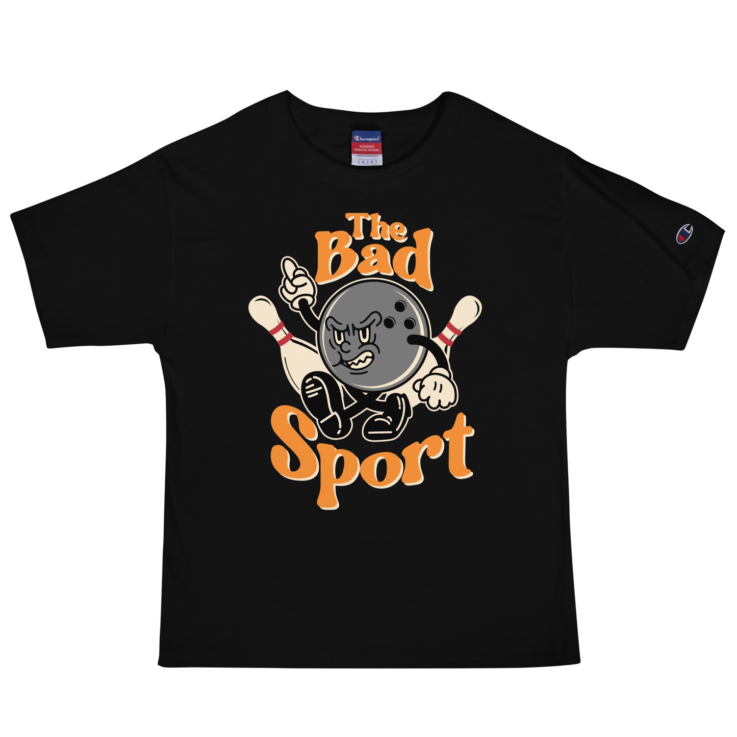 Bowling The Bad Sport Men's Champion Relaxed Fit T-shirt