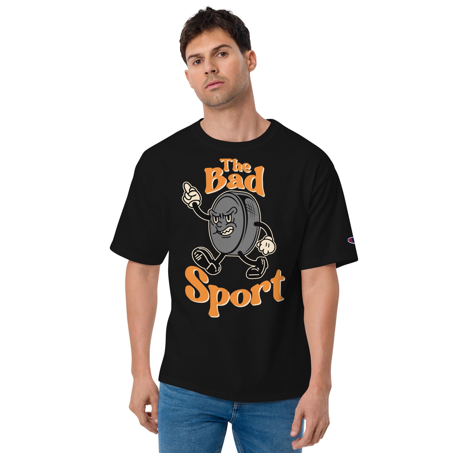 Hockey The Bad Sport Men's Champion Relaxed Fit T-shirt