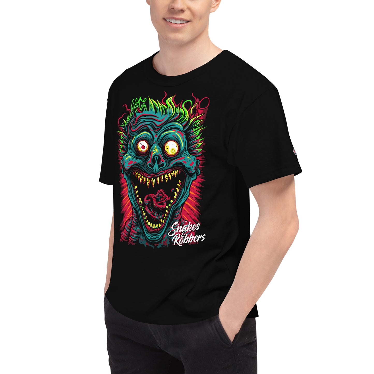 Psychedelic Mr. Hyde Men's Champion Relaxed Fit T-shirt