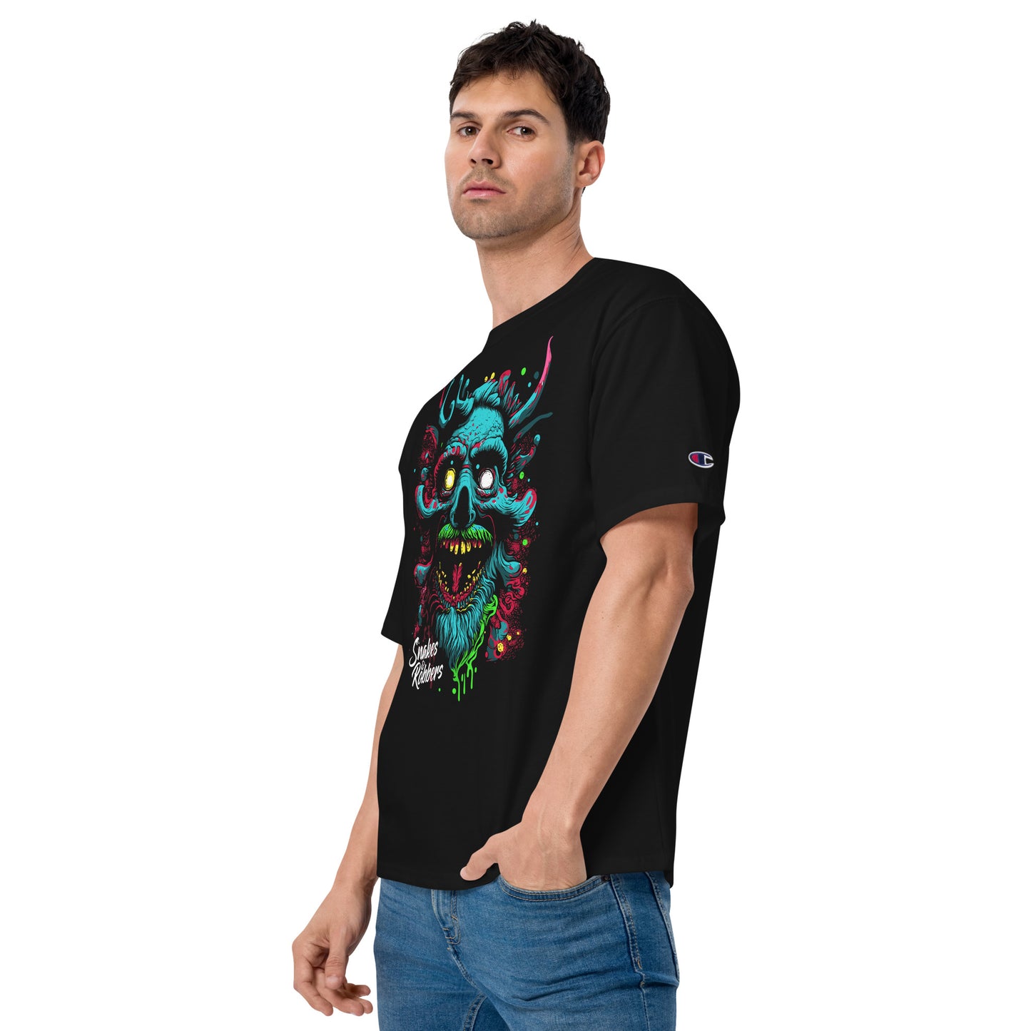 Psychedelic Pirate Men's Champion Relaxed Fit T-shirt