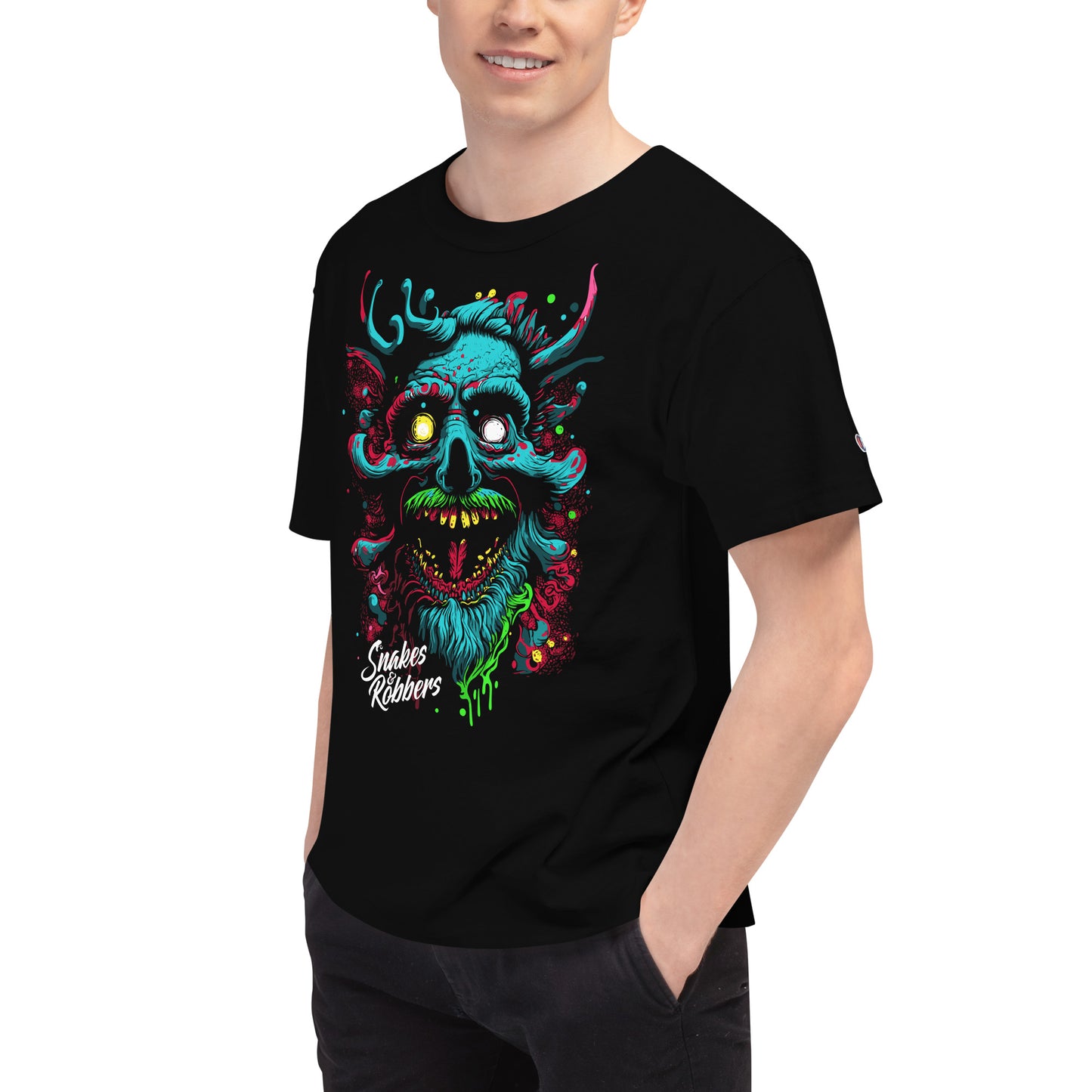 Psychedelic Pirate Men's Champion Relaxed Fit T-shirt