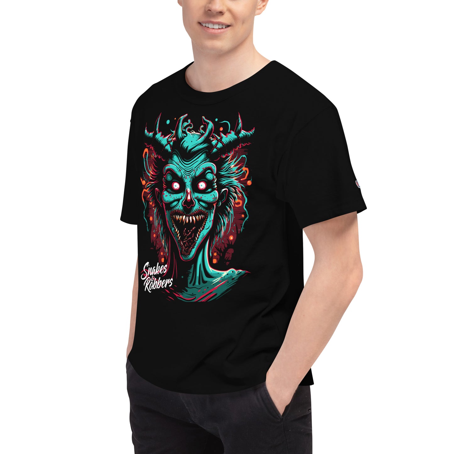 Psychedelic Witch Men's Champion Relaxed Fit T-shirt