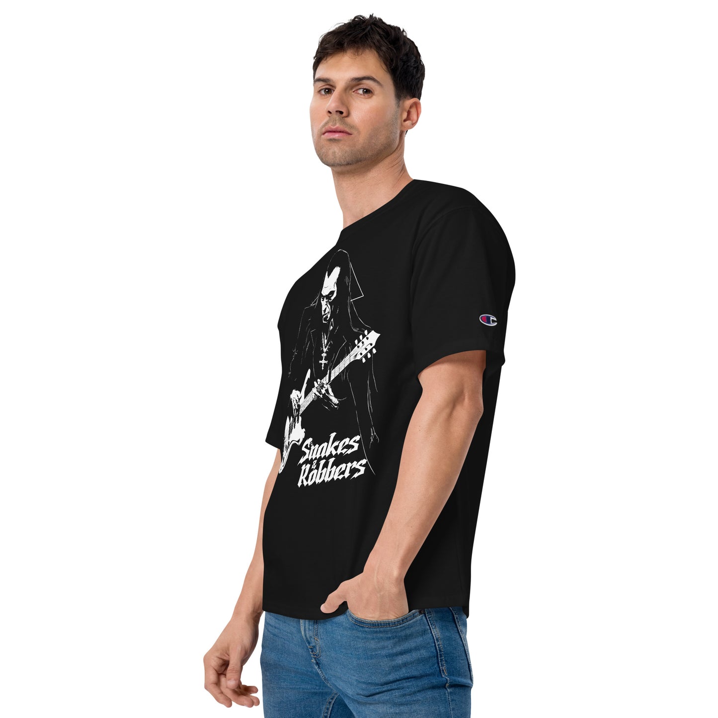 Rock Star Dracula Men's Champion Relaxed Fit T-shirt