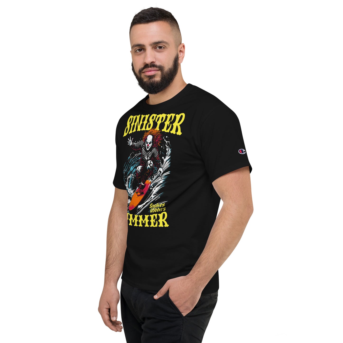 Sinister Summer Clown Men's Champion Relaxed Fit T-shirt