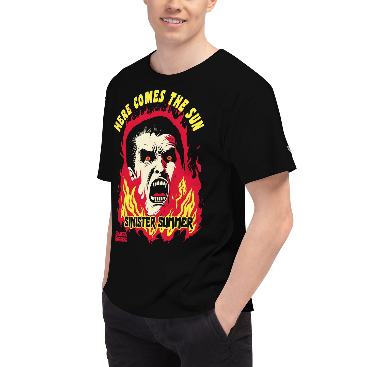 Sinister Summer Dracula Men's Champion Relaxed Fit T-shirt