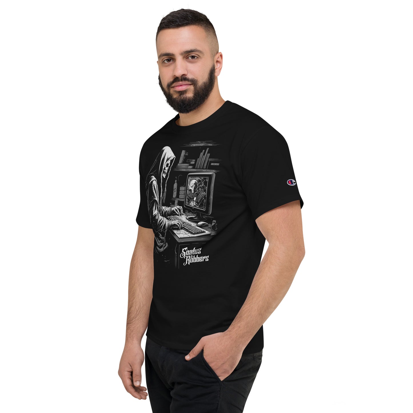 White Collar Grim Reaper Men's Champion Relaxed Fit T-shirt