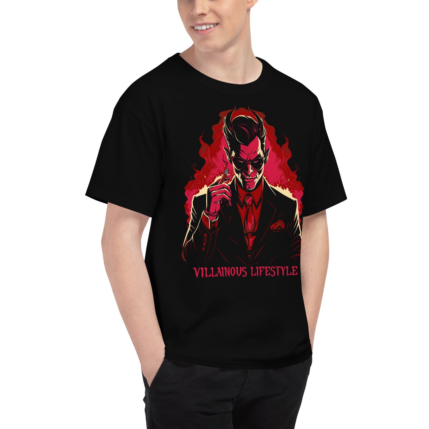 Villainous Lifestyle Devil Men's Champion Relaxed Fit T-shirt