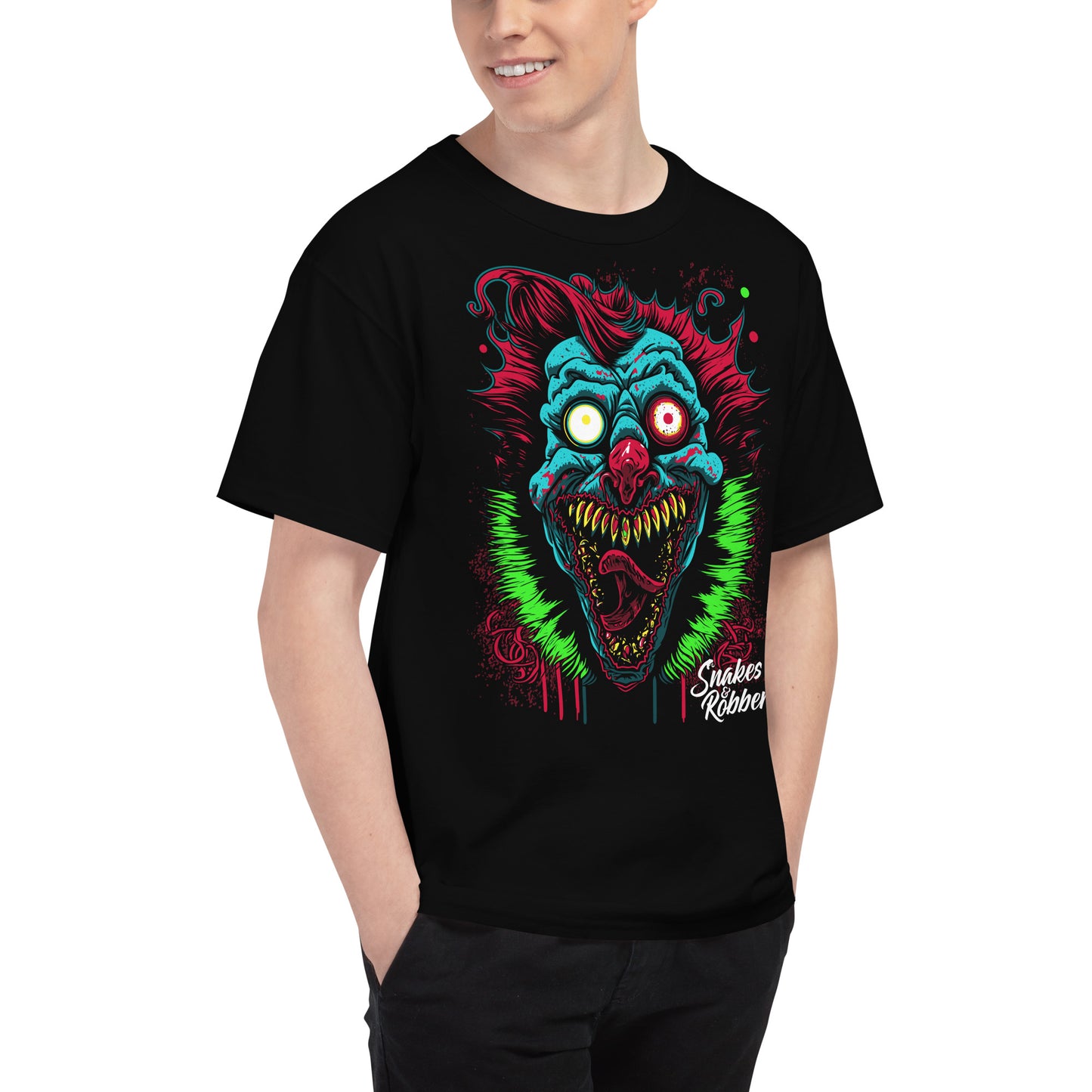 Psychedelic Clown Men's Champion Relaxed Fit T-shirt