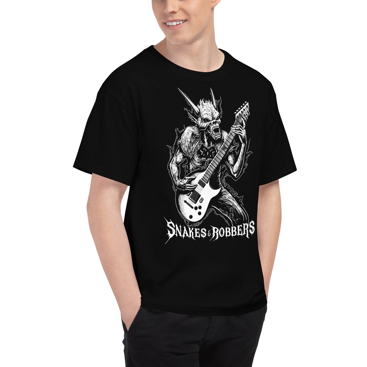 Rock Star Devil Men's Champion Relaxed Fit T-shirt