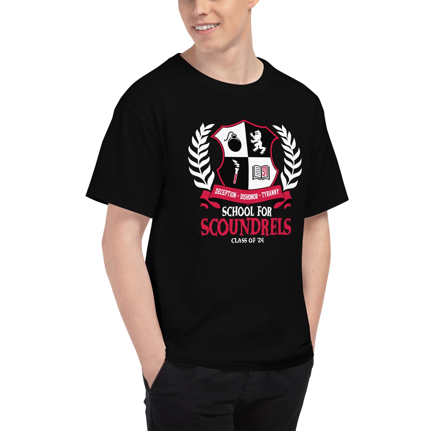 School for Scoundrels Men's Champion Relaxed Fit T-shirt