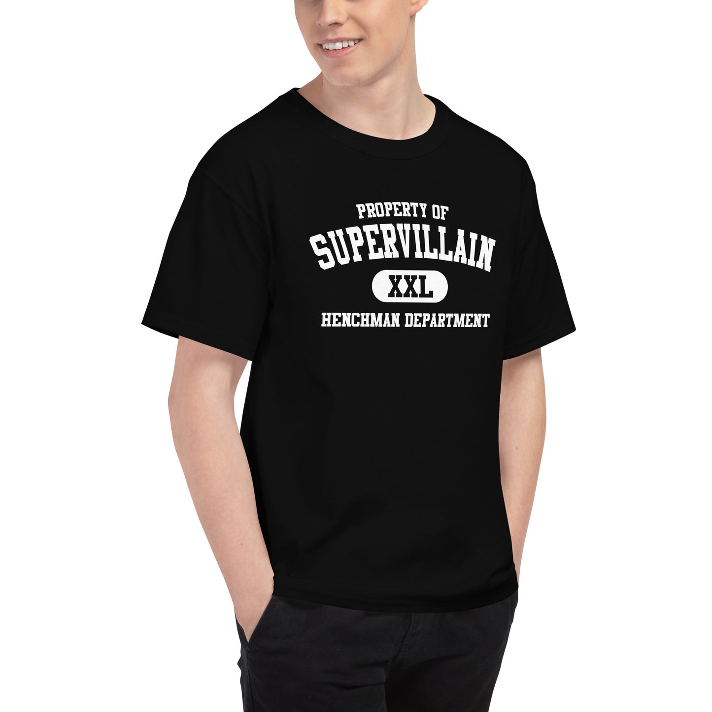 Property of Supervillain Men's Champion Relaxed Fit T-shirt