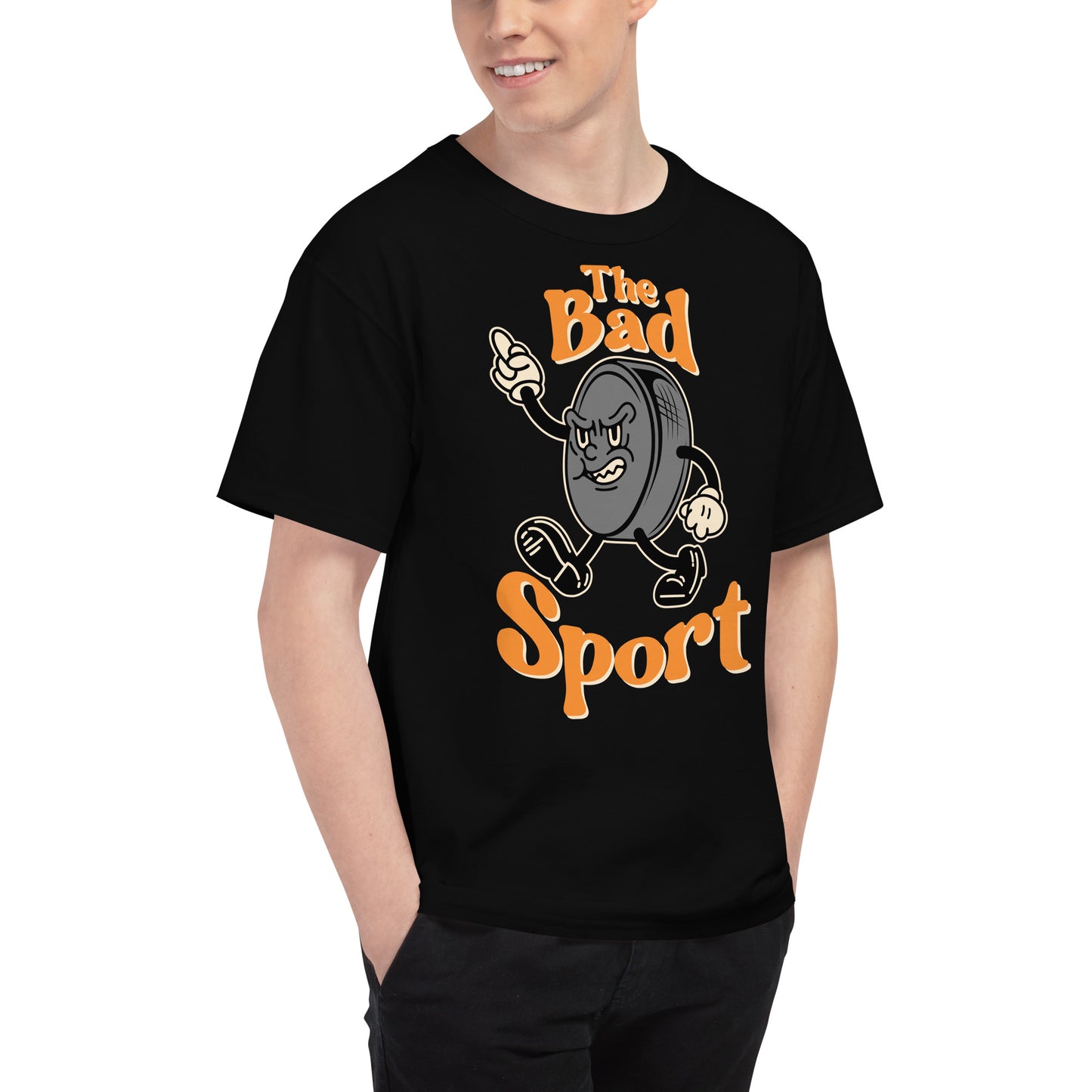 Hockey The Bad Sport Men's Champion Relaxed Fit T-shirt