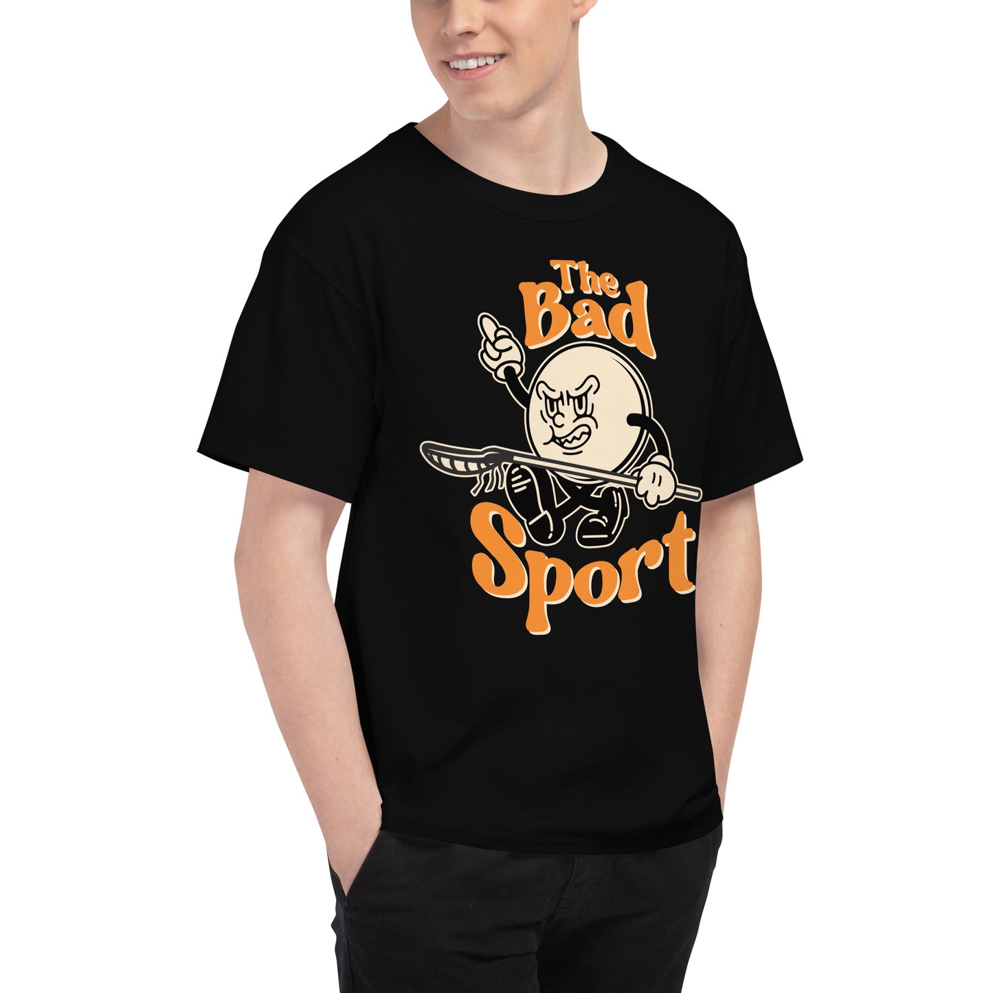 Lacrosse The Bad Sport Men's Champion Relaxed Fit T-shirt