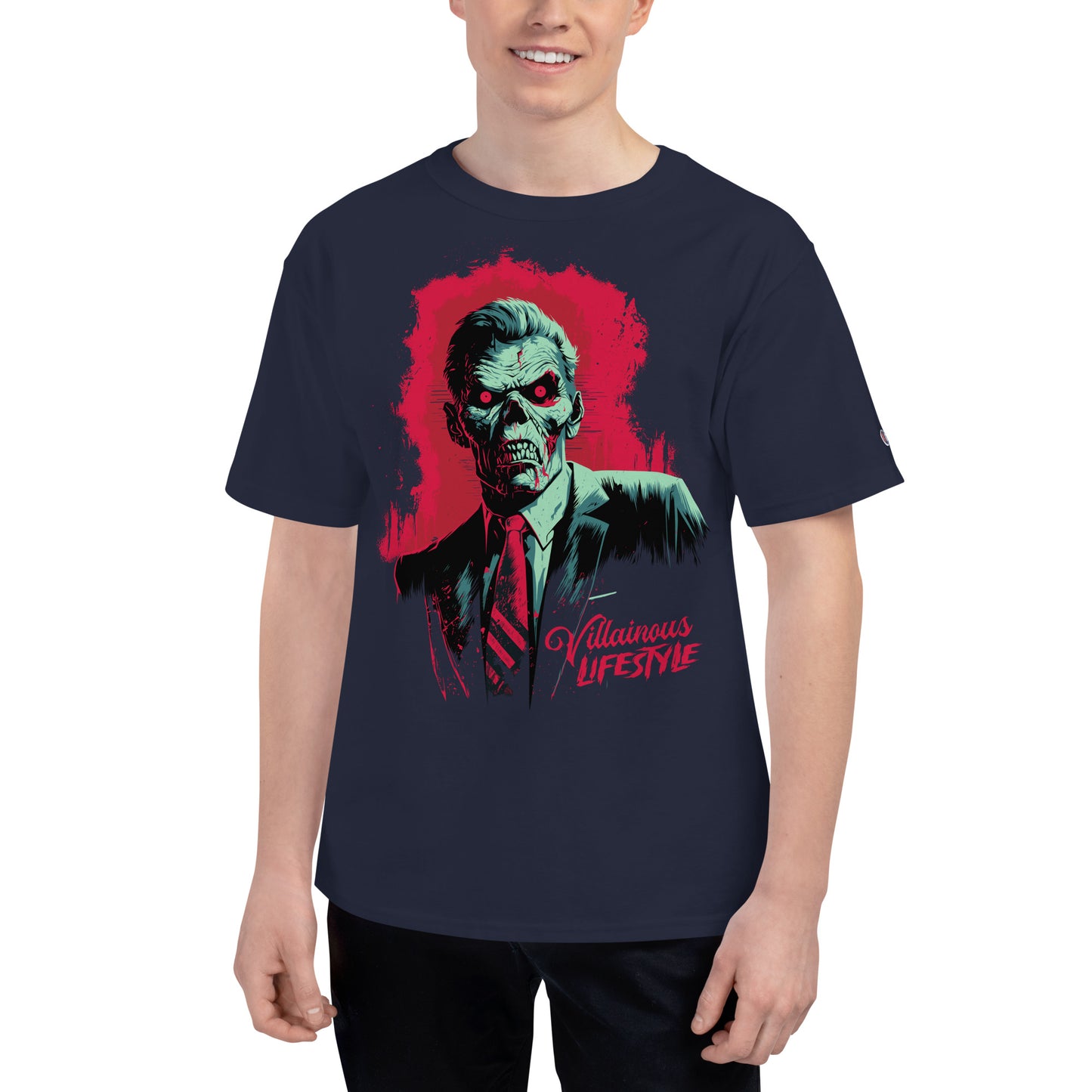 Villainous Lifestyle Zombie Men's Champion Relaxed Fit T-shirt