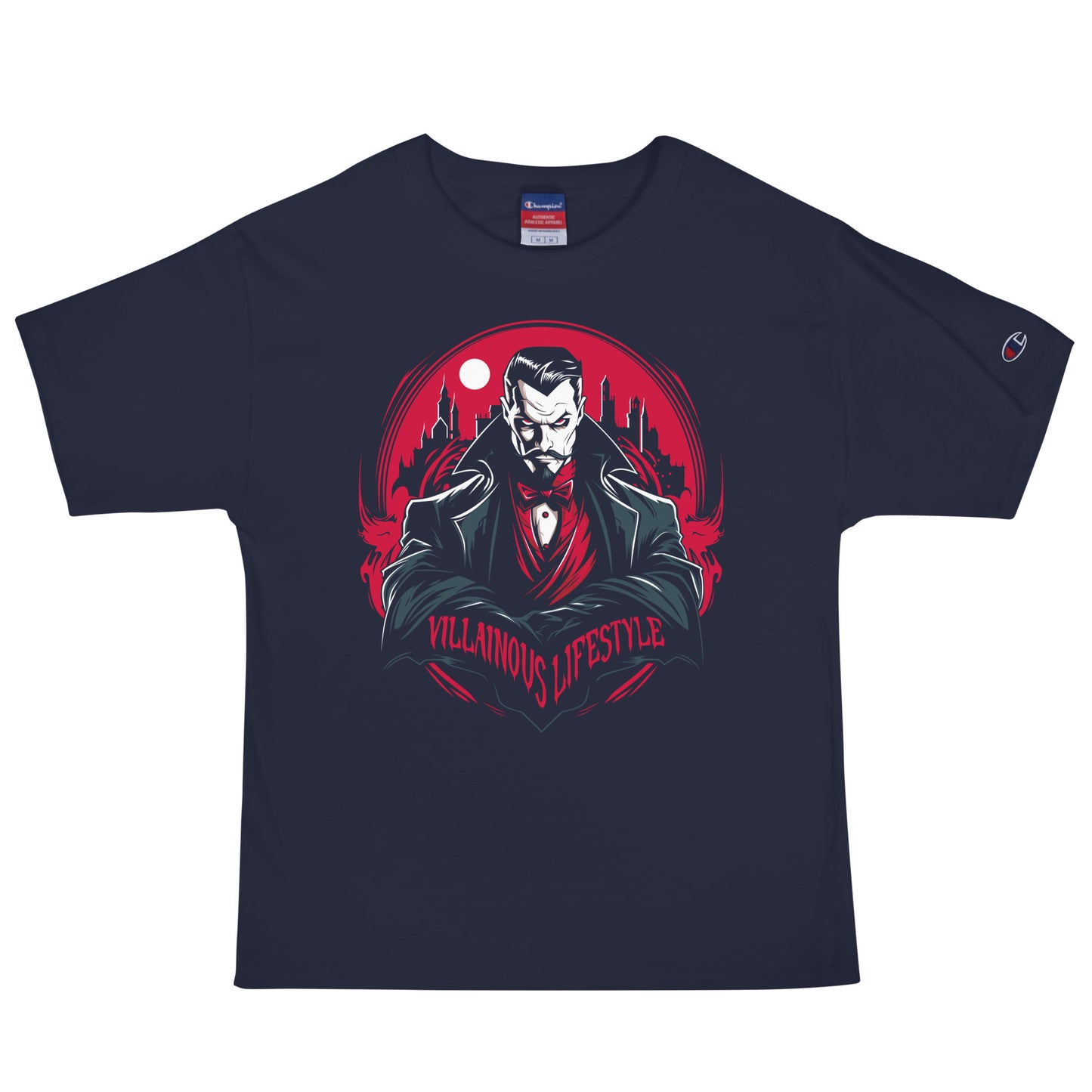 Villainous Lifestyle Dracula Men's Champion Relaxed Fit T-shirt