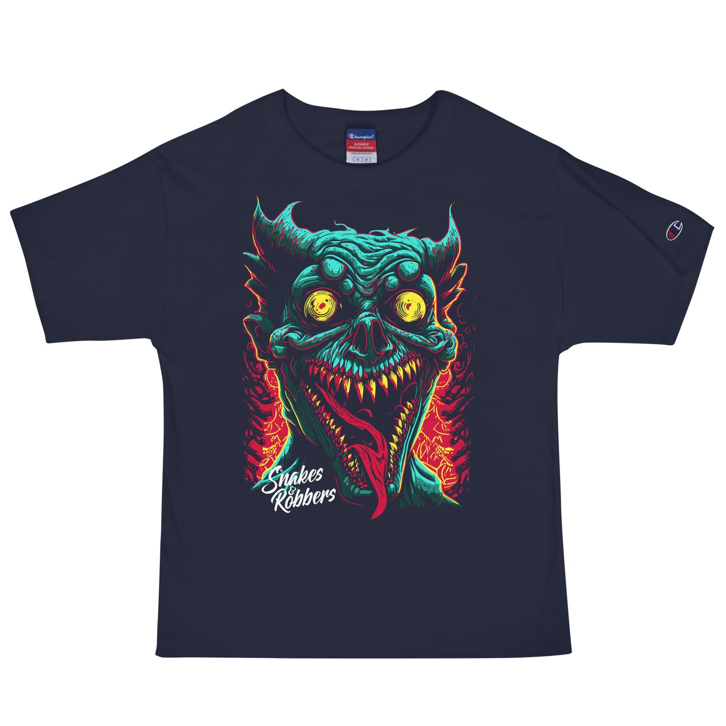 Psychedelic Demon Men's Champion Relaxed Fit T-shirt