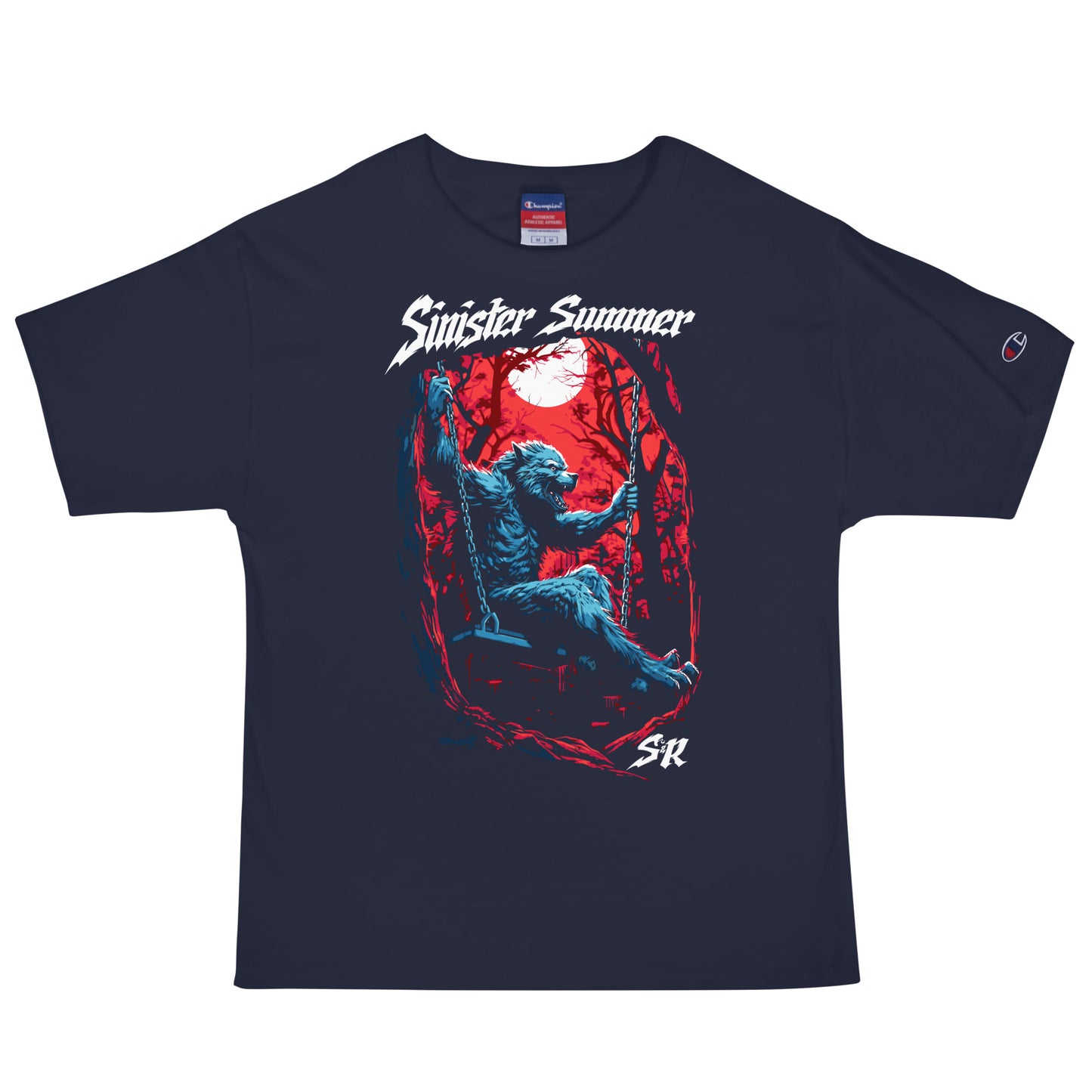 Sinister Summer Werewolf Men's Champion Relaxed Fit T-shirt