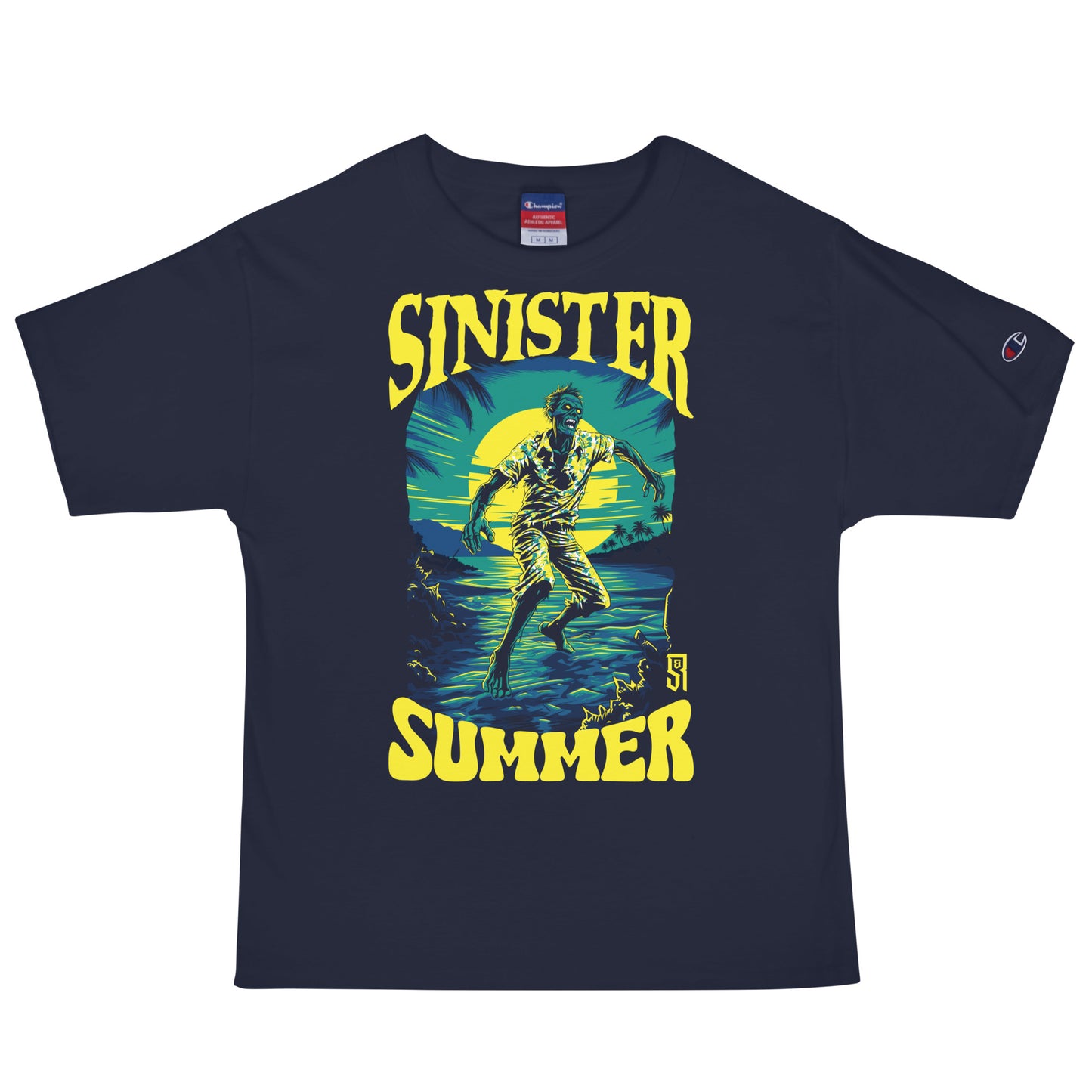 Sinister Summer Zombie Men's Champion Relaxed Fit T-shirt