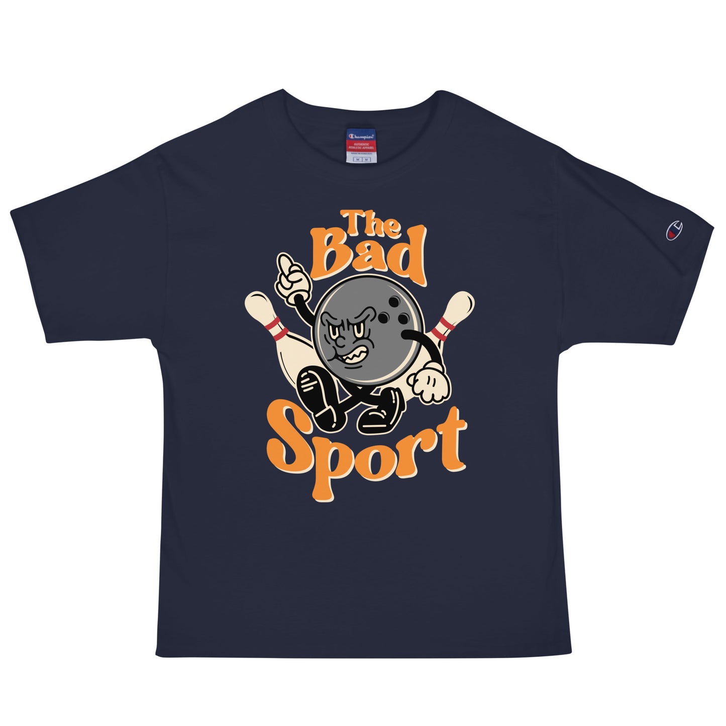 Bowling The Bad Sport Men's Champion Relaxed Fit T-shirt