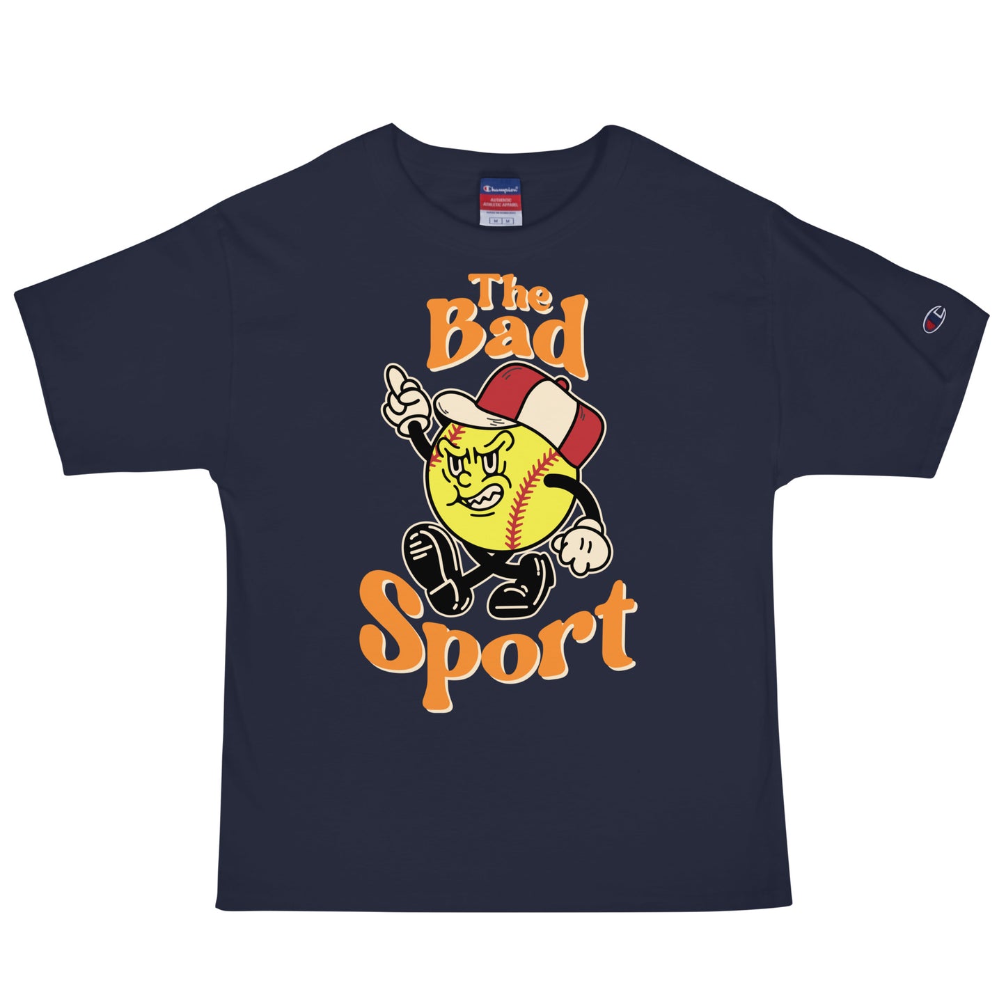 Softball The Bad Sport Men's Champion Relaxed Fit T-shirt