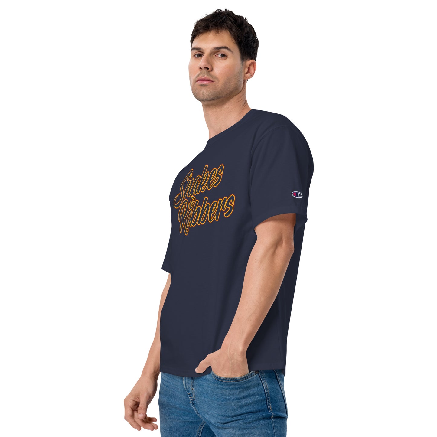 Snakes & Robbers Men's Champion Relaxed Fit T-shirt