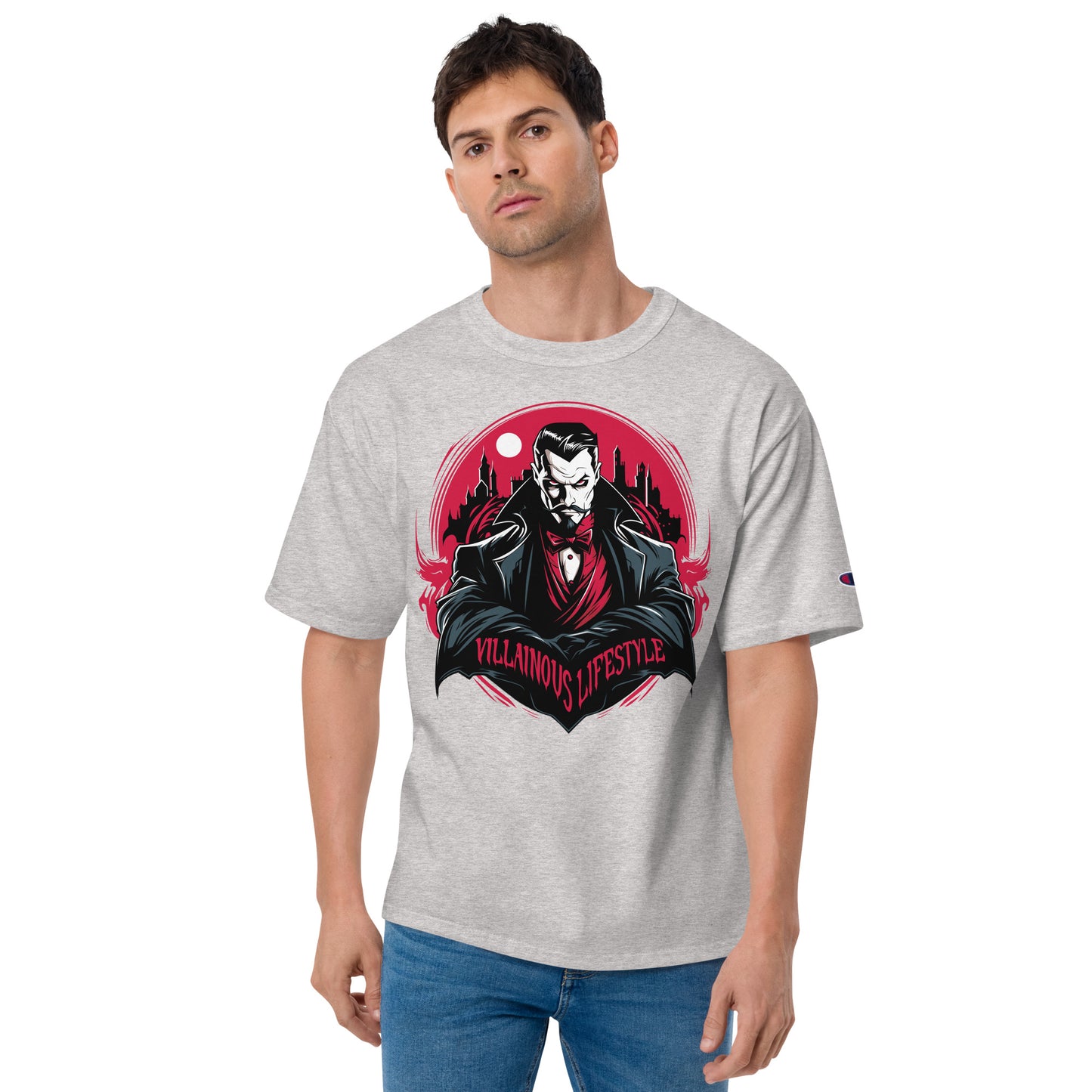 Villainous Lifestyle Dracula Men's Champion Relaxed Fit T-shirt