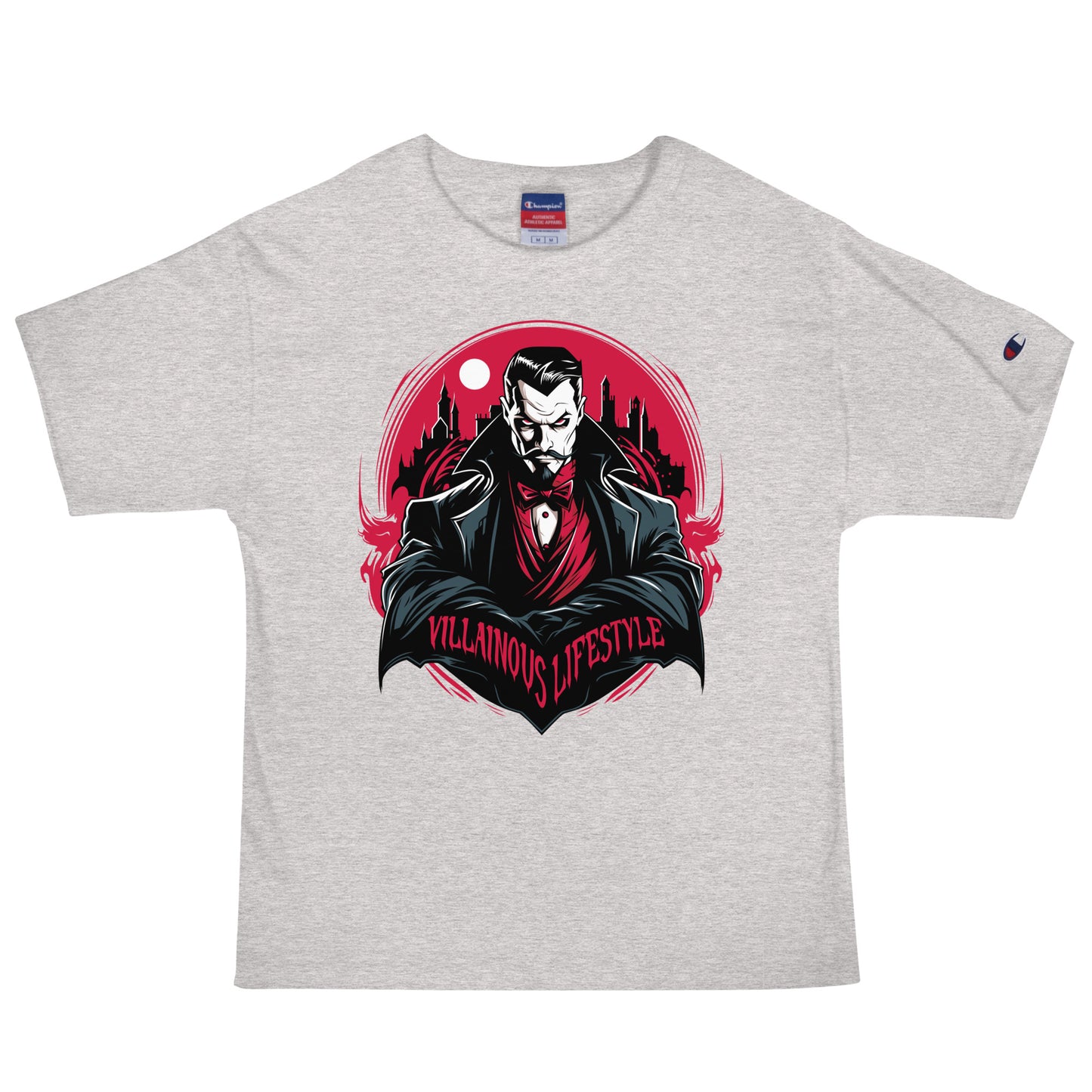 Villainous Lifestyle Dracula Men's Champion Relaxed Fit T-shirt