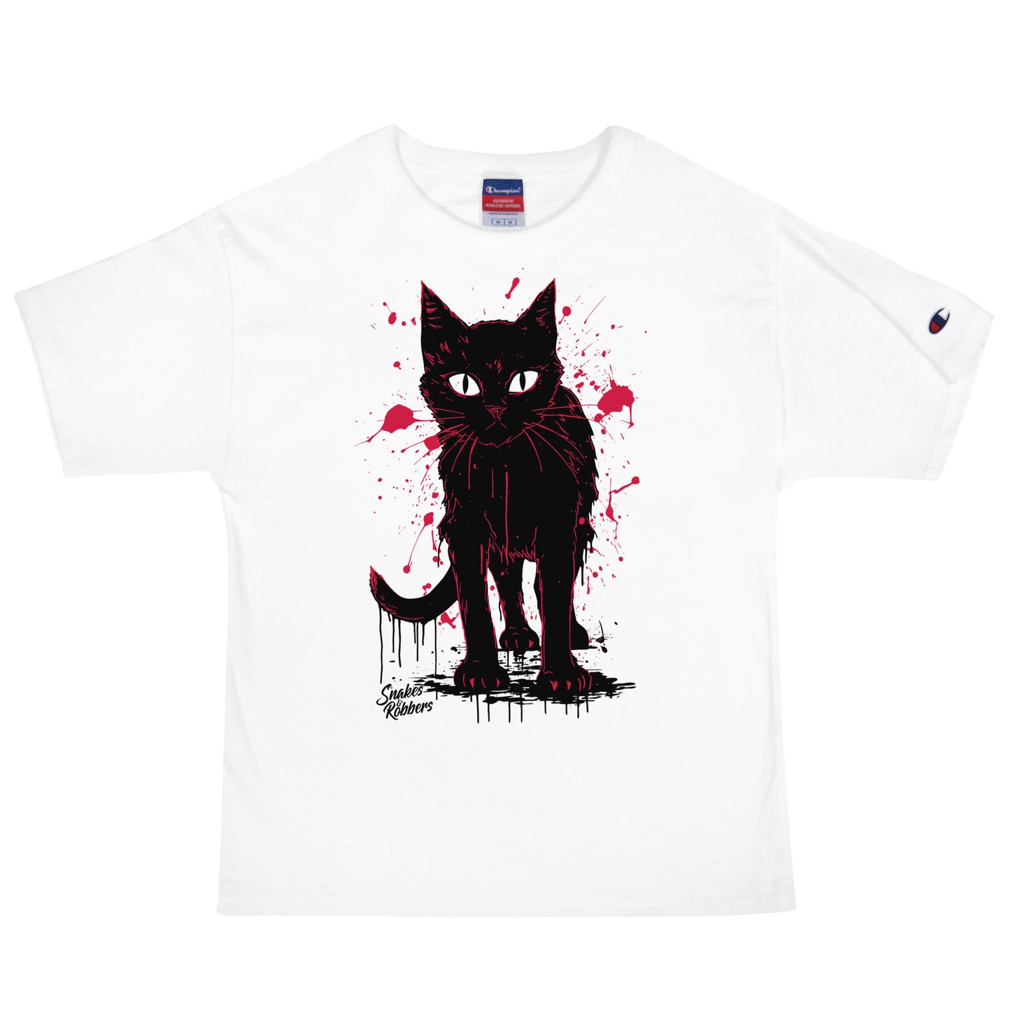 Cursed Cat Men's Champion Relaxed Fit T-shirt