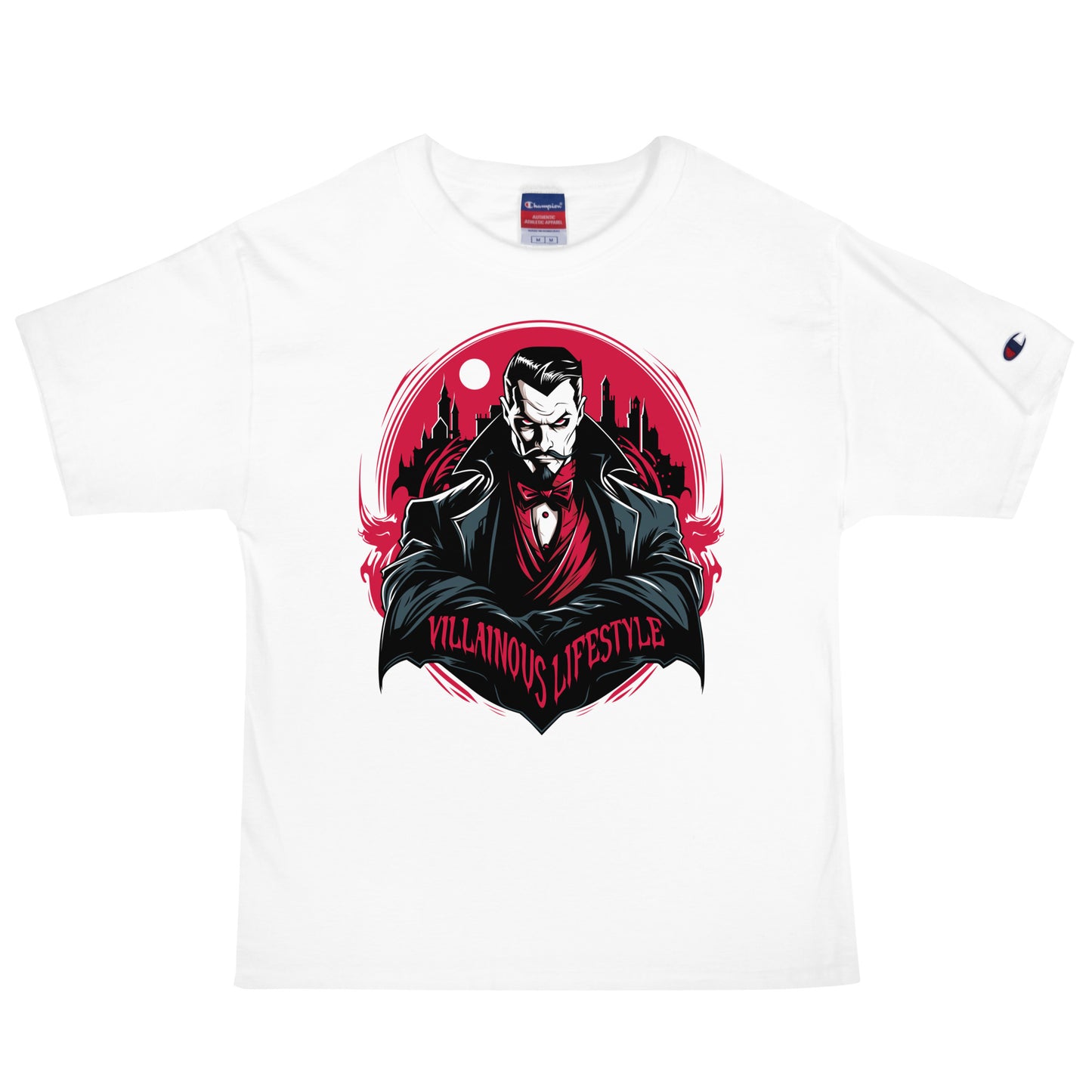 Villainous Lifestyle Dracula Men's Champion Relaxed Fit T-shirt