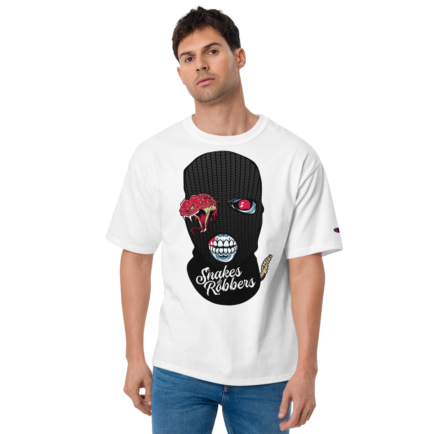 Snakes & Robbers Men's Champion Relaxed Fit T-shirt