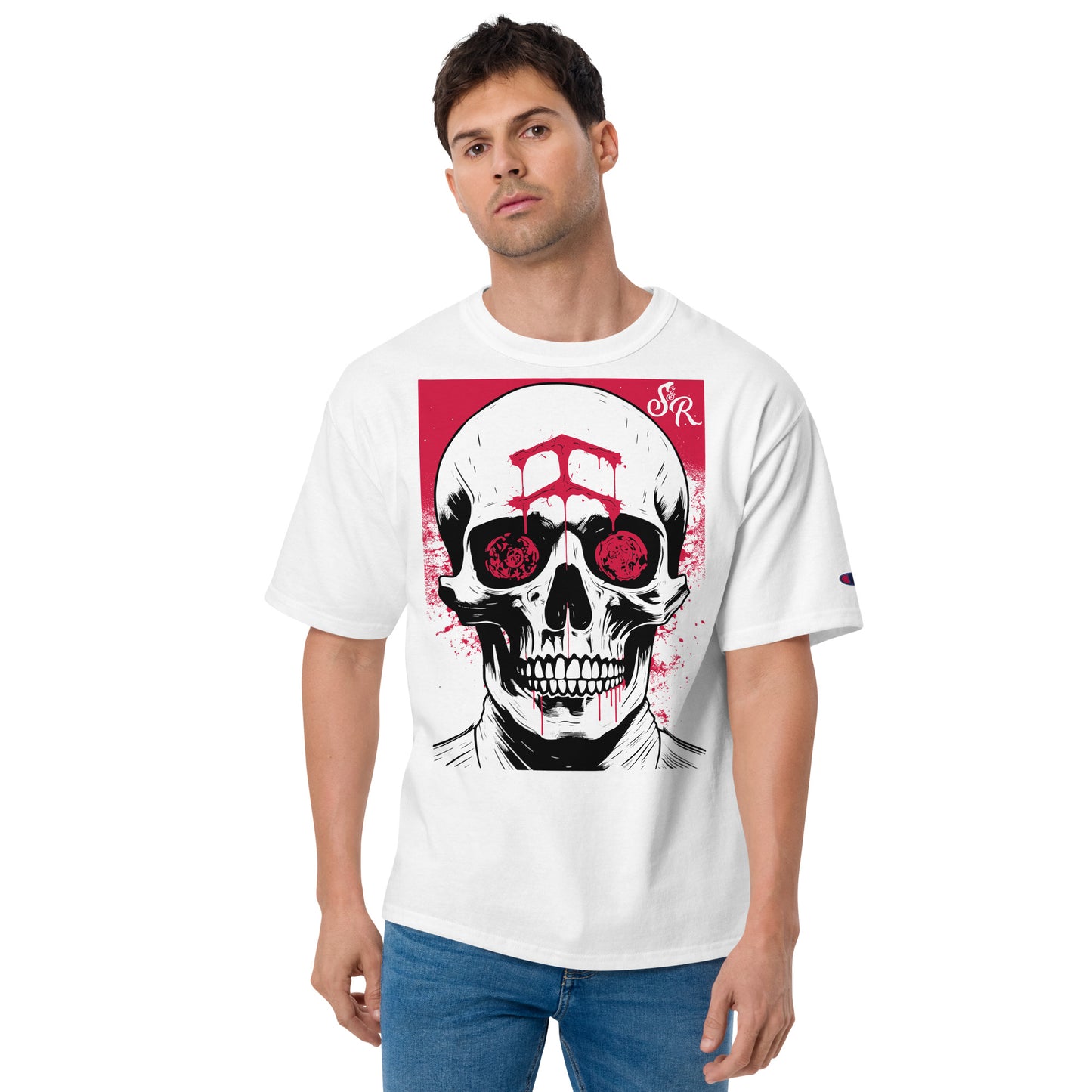 The Creeps Skeleton Men's Champion Relaxed Fit T-shirt