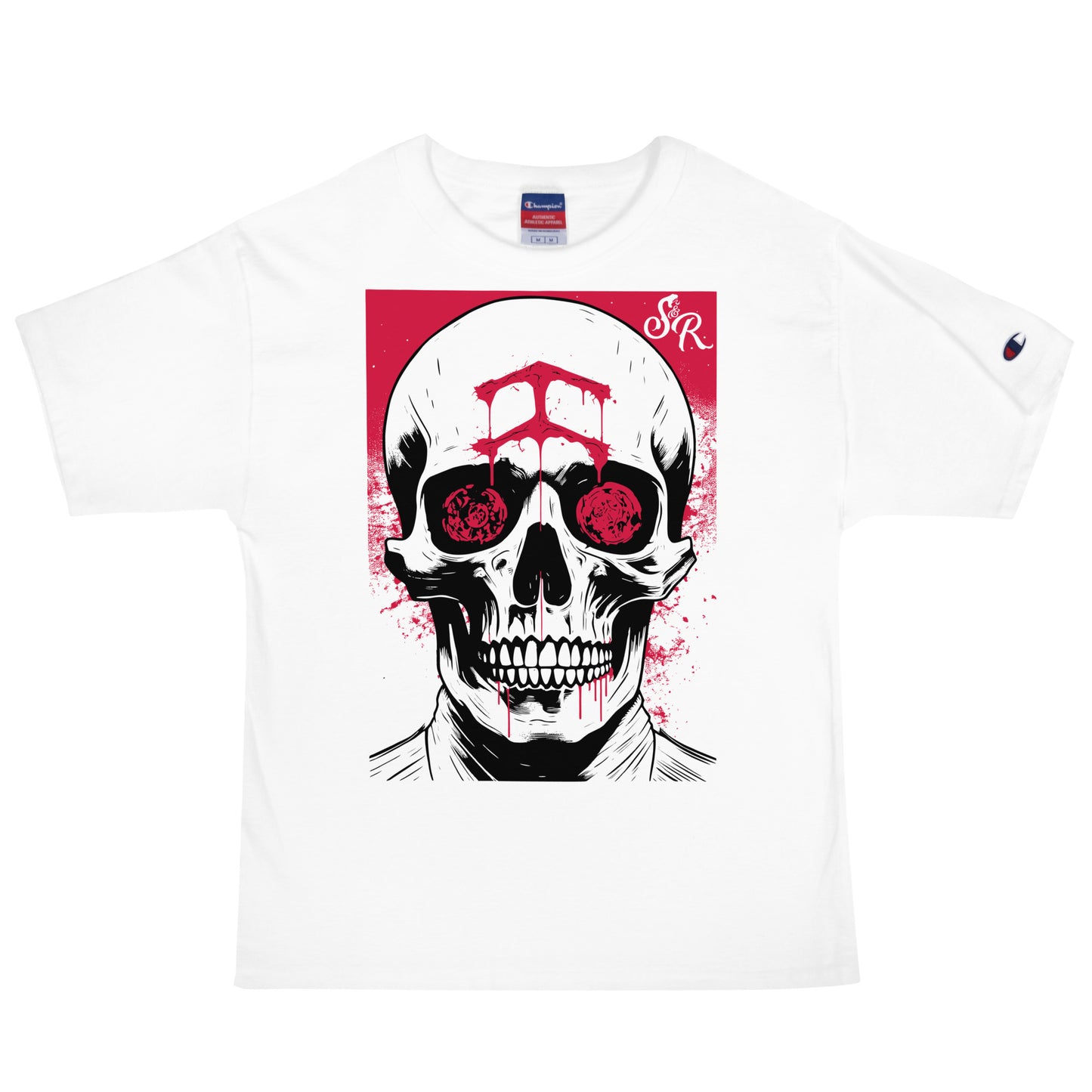 The Creeps Skeleton Men's Champion Relaxed Fit T-shirt