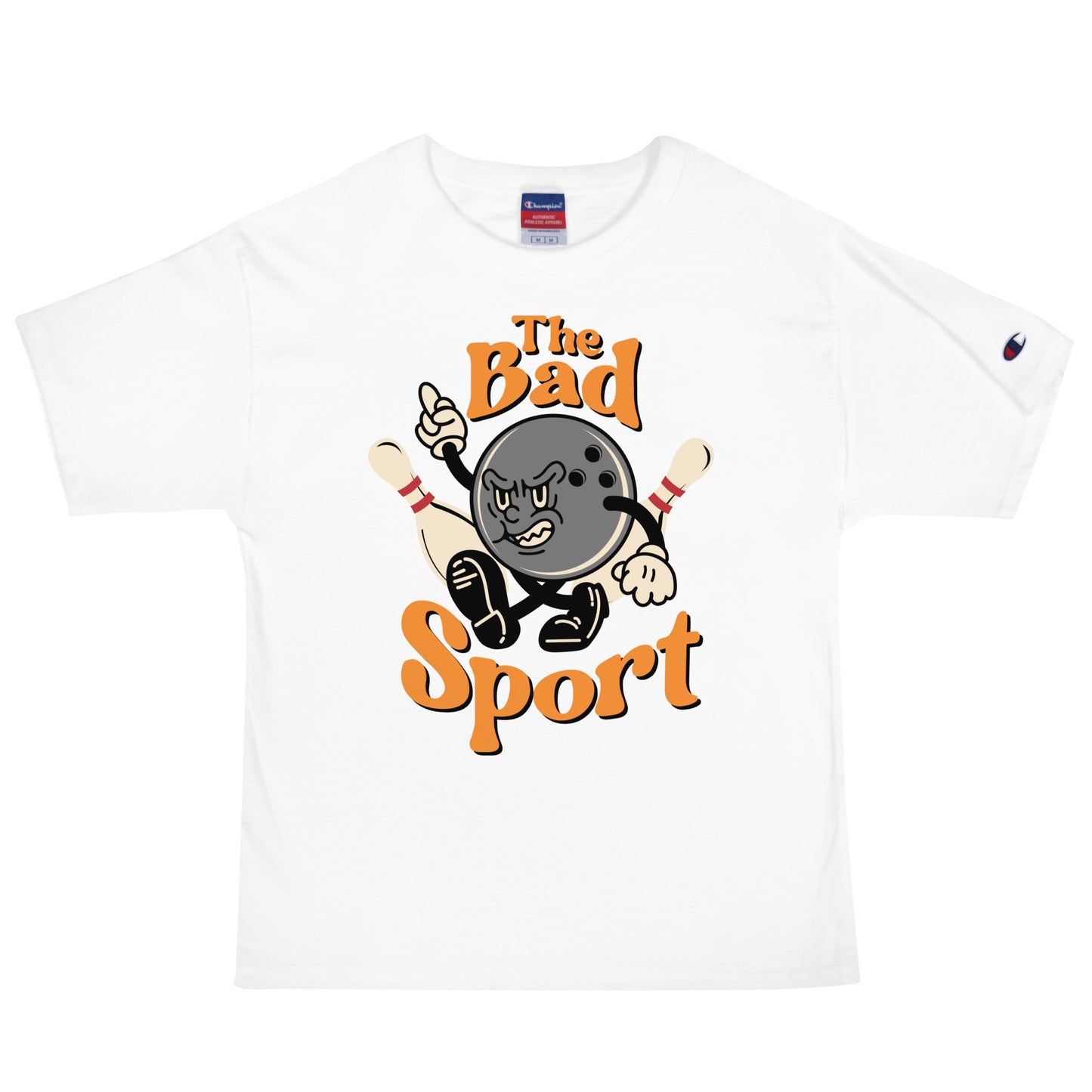 Bowling The Bad Sport Men's Champion Relaxed Fit T-shirt