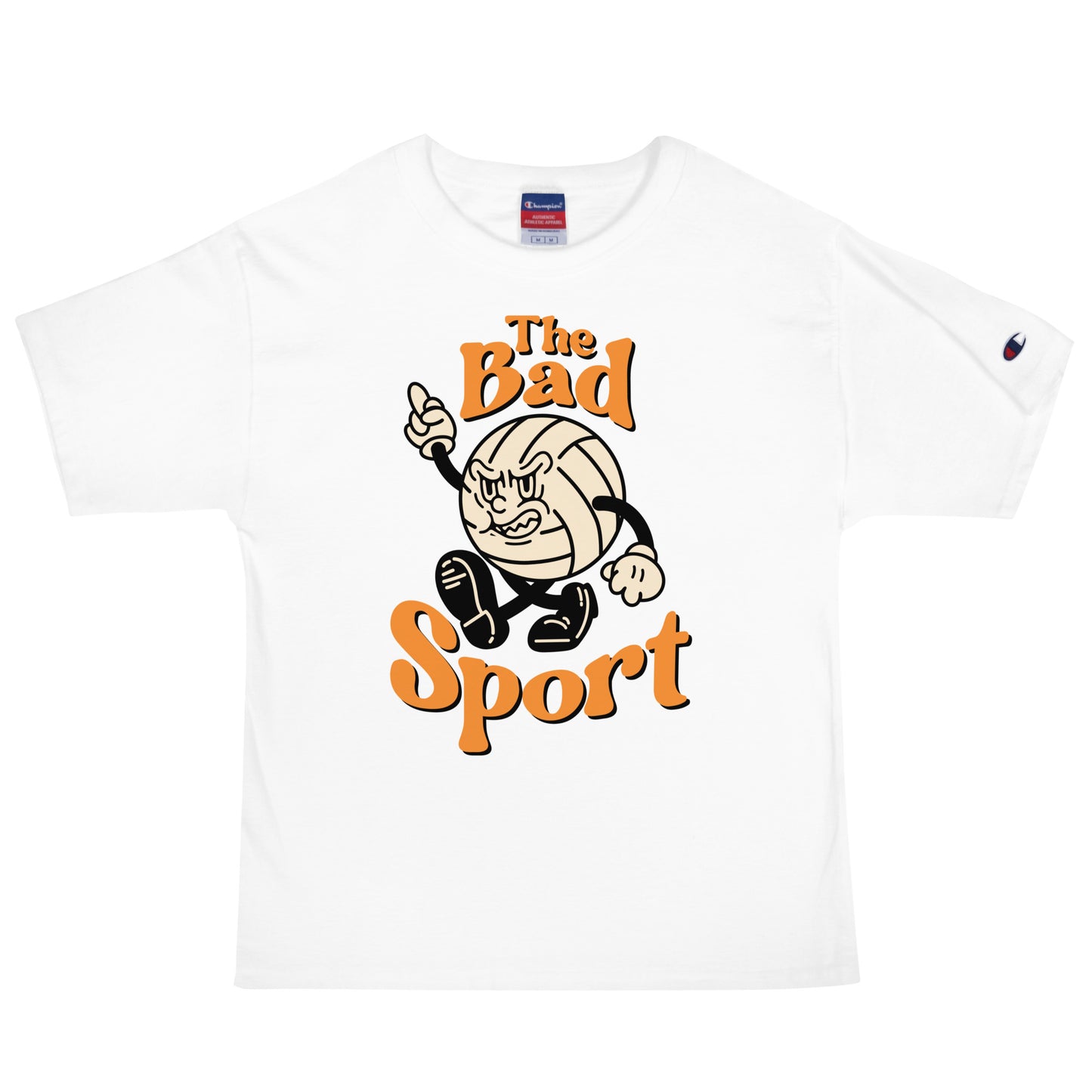 Volleyball The Bad Sport Men's Champion Relaxed Fit T-Shirt