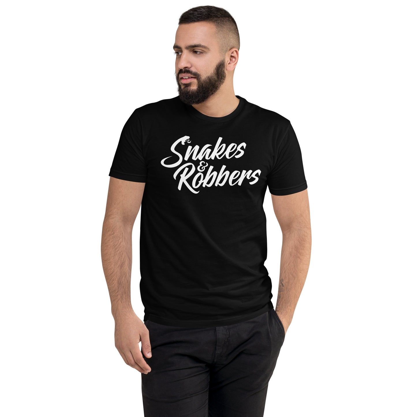 Snakes & Robbers Men's Next Level Fitted T-Shirt